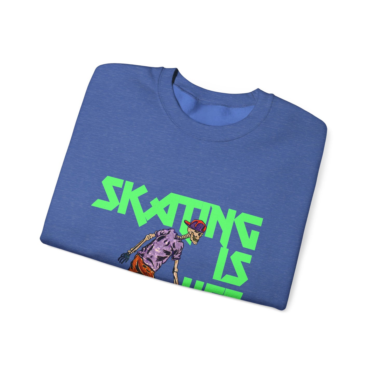 Skating is Life Unisex Heavy Blend™ Crewneck Sweatshirt