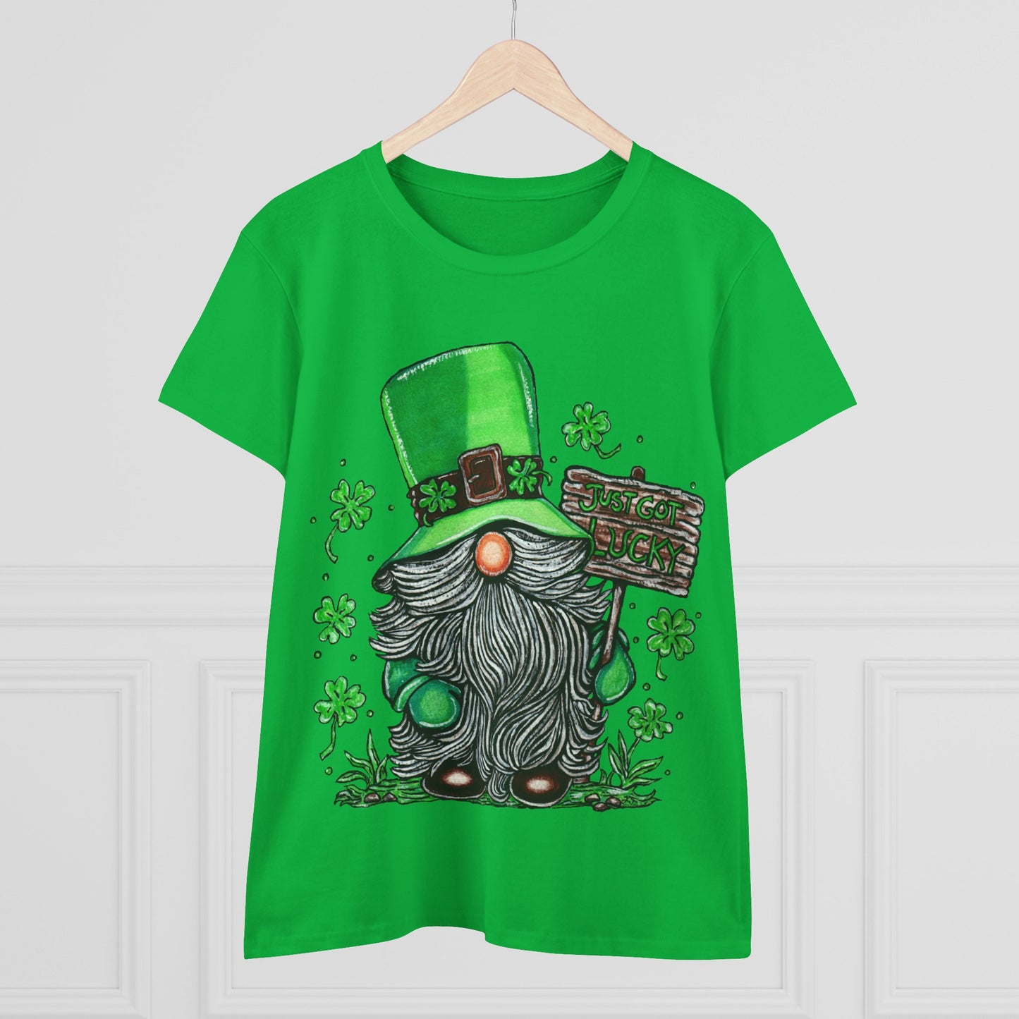 Gnomish Leprechaun Women's Midweight Cotton Tee