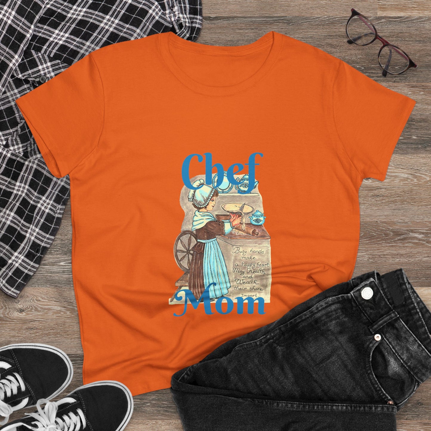 Chef Mom Women's Midweight Cotton Tee