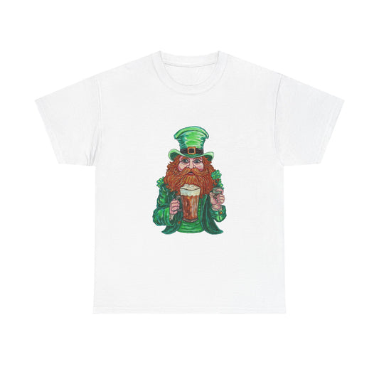 Drunken Leprechaun Unisex Heavy Cotton Tee