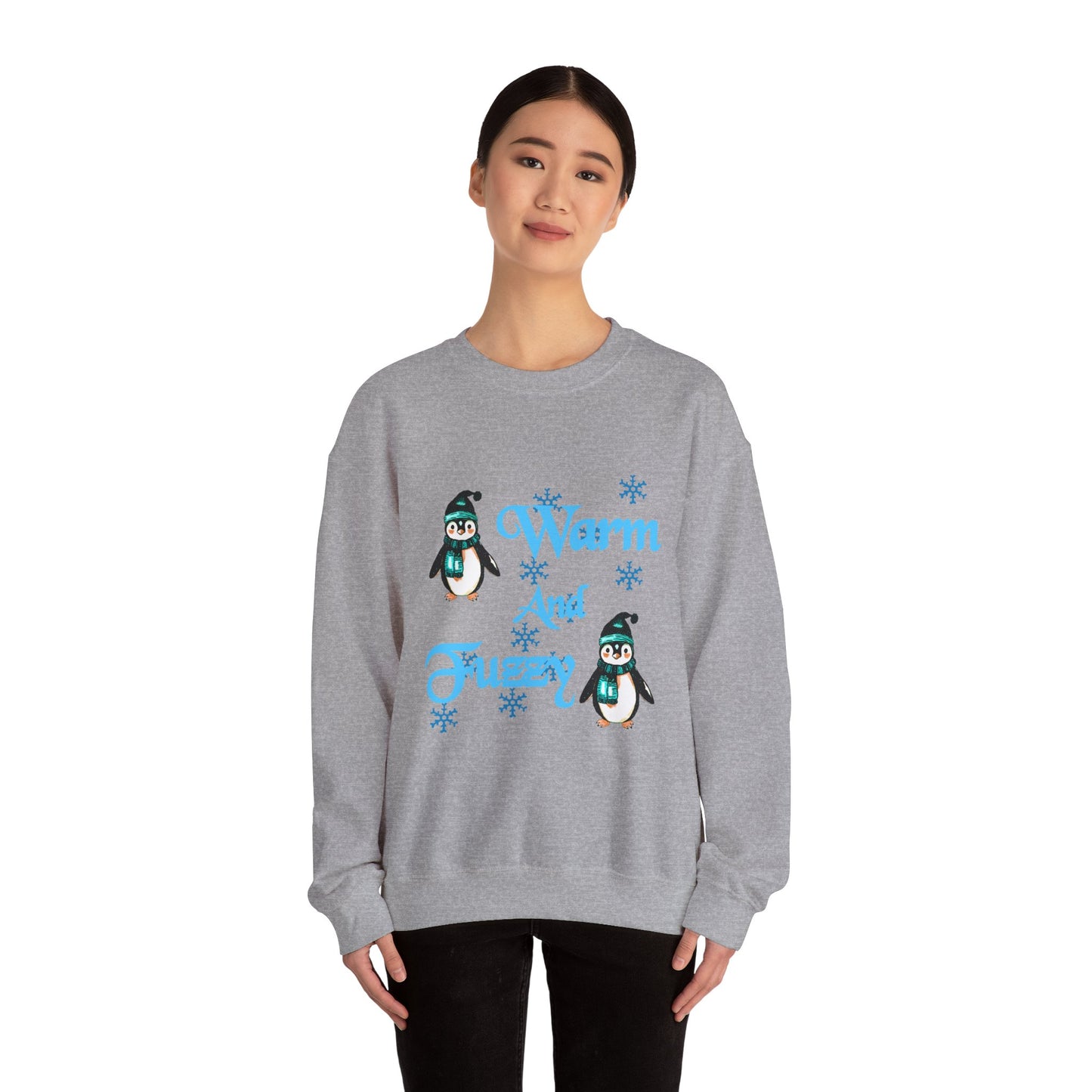 Warm and Fuzzy Unisex Heavy Blend™ Crewneck Sweatshirt