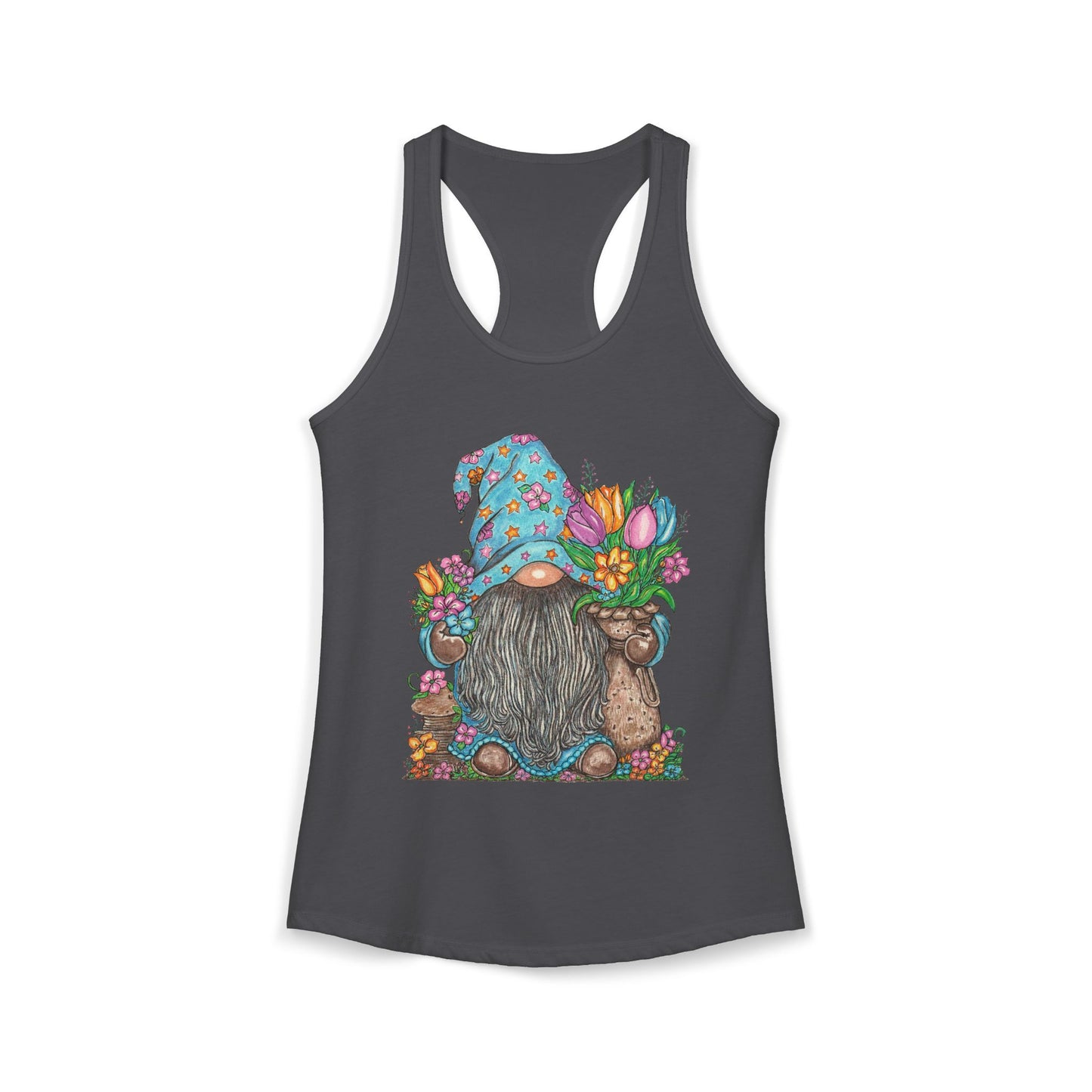 Gardening Gnome Women's Ideal Racerback Tank