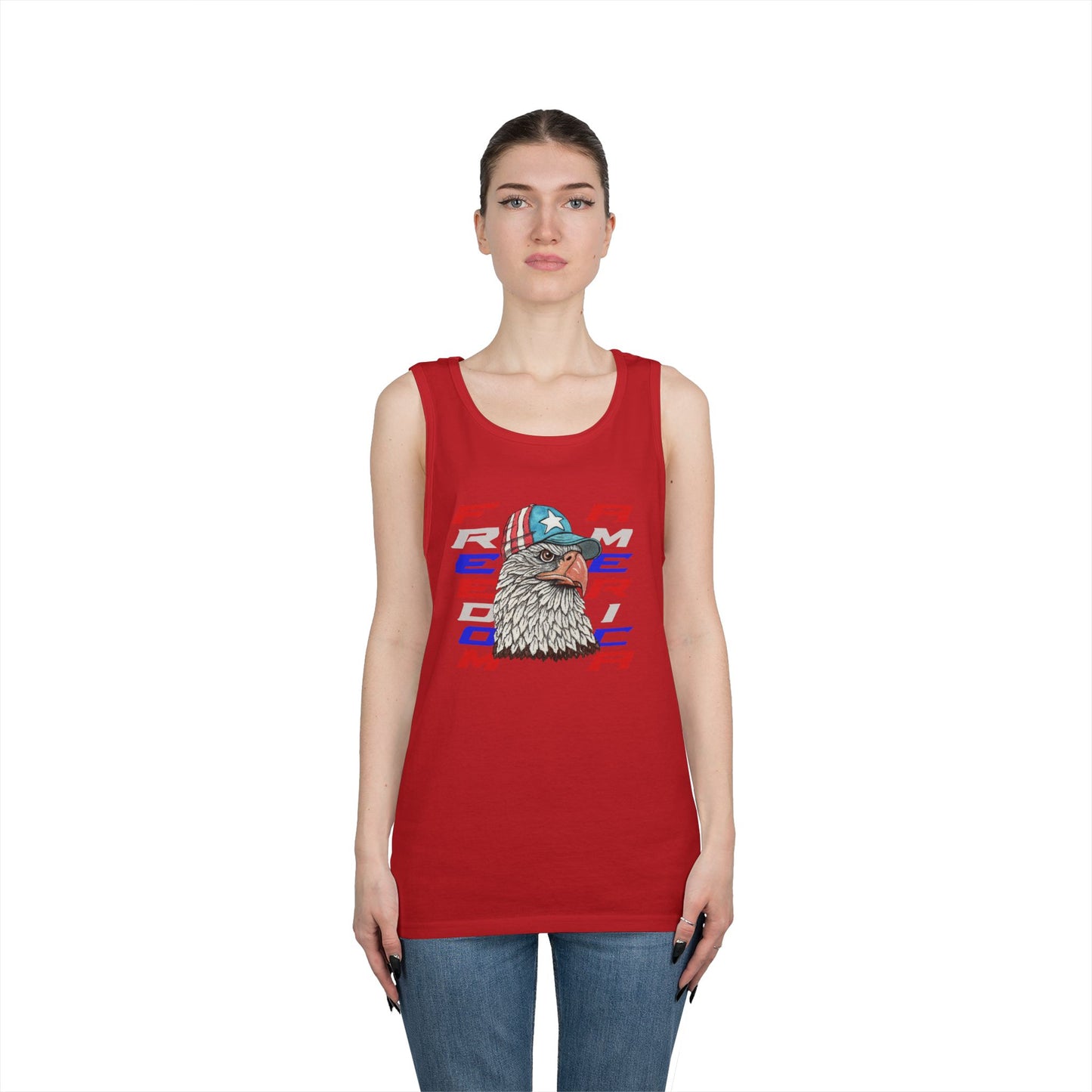 Freedom America Unisex Heavy Cotton Tank Top