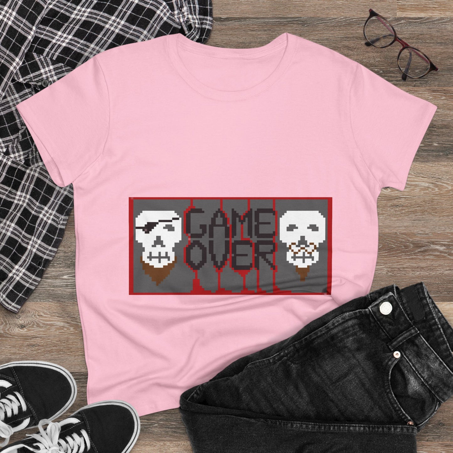 Game Over Women's Midweight Cotton Tee