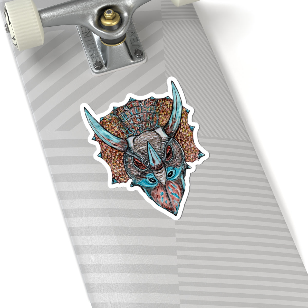 Triceratops Kiss-Cut Stickers