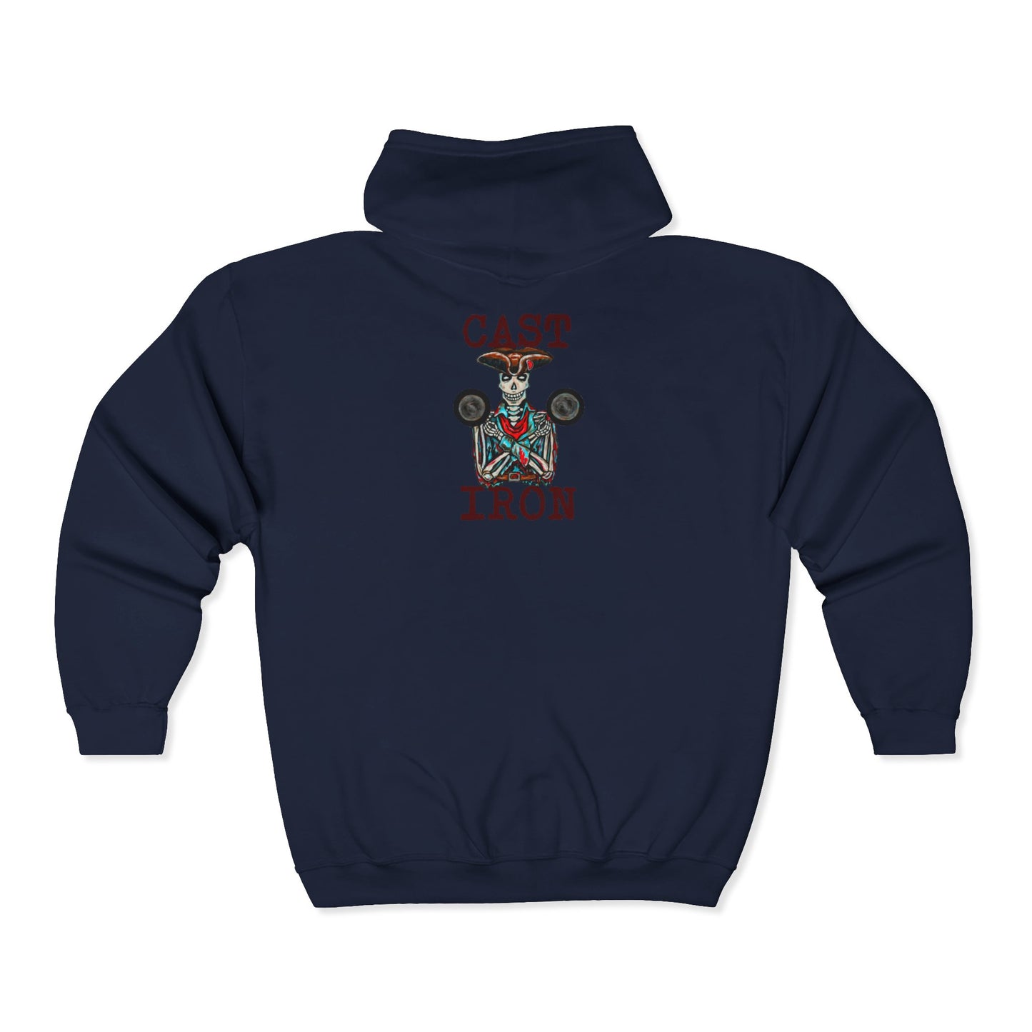 Cast Iron Unisex Heavy Blend™ Full Zip Hooded Sweatshirt