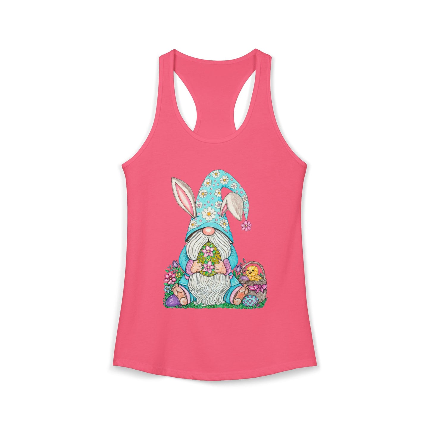 Easter Gnome Women's Ideal Racerback Tank
