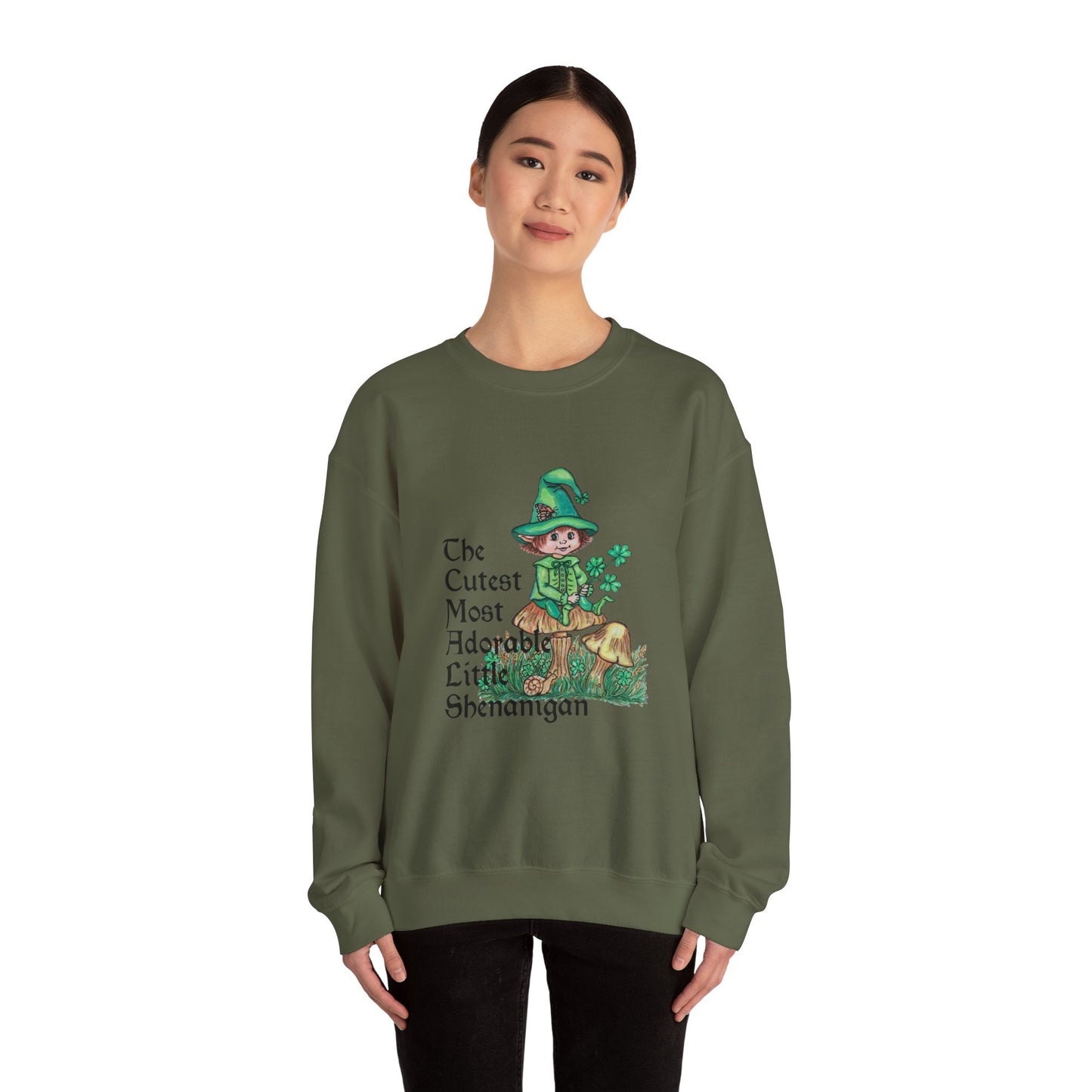 Cutest Leprechaun Unisex Heavy Blend™ Crewneck Sweatshirt