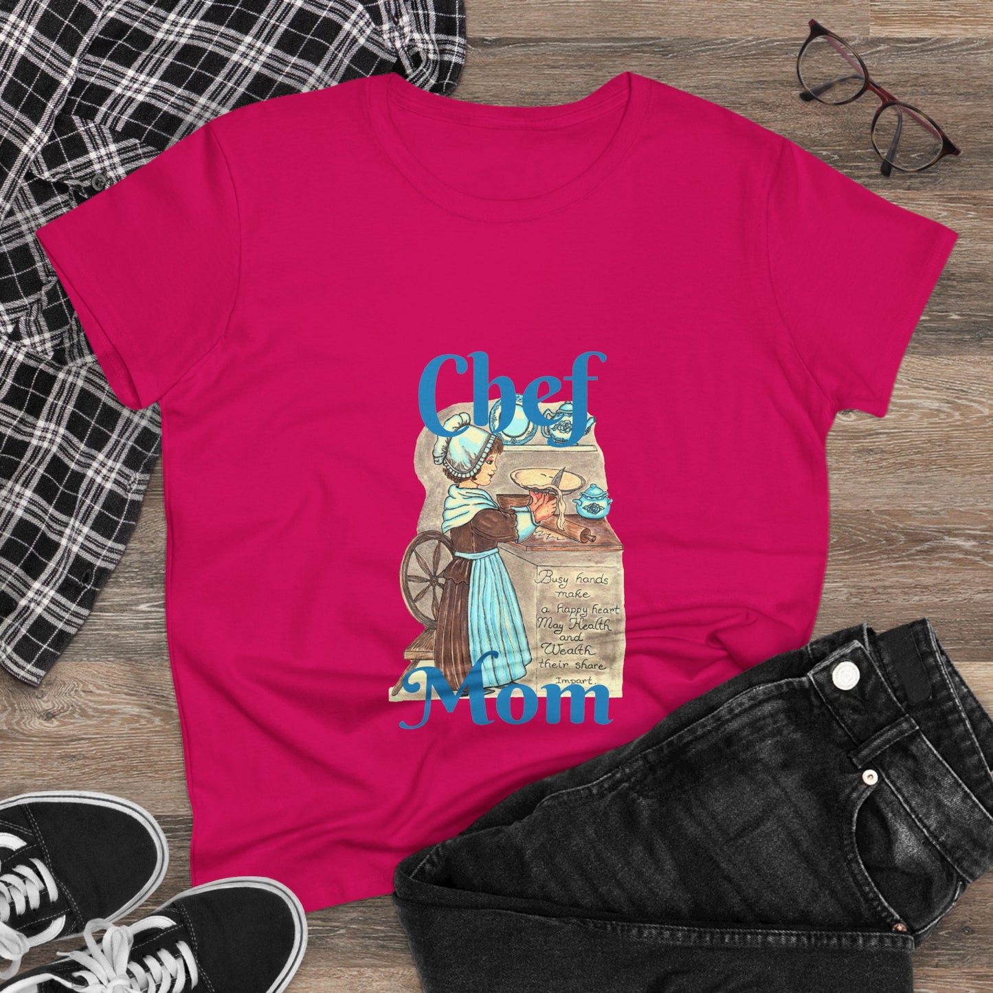 Chef Mom Women's Midweight Cotton Tee