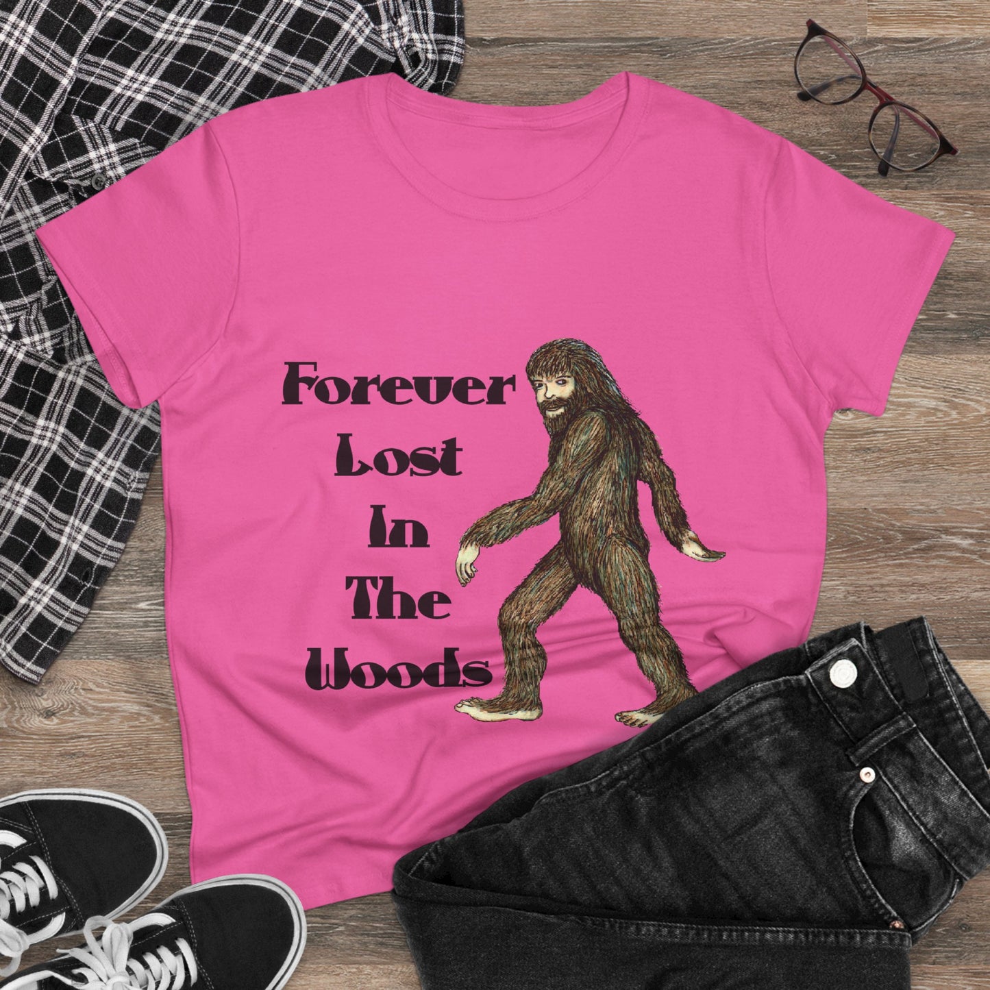 Lost in the Woods Women's Midweight Cotton Tee