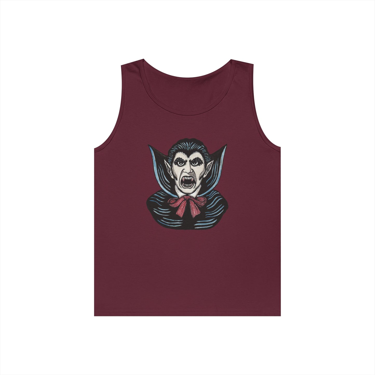 Dracula Unisex Heavy Cotton Tank Top