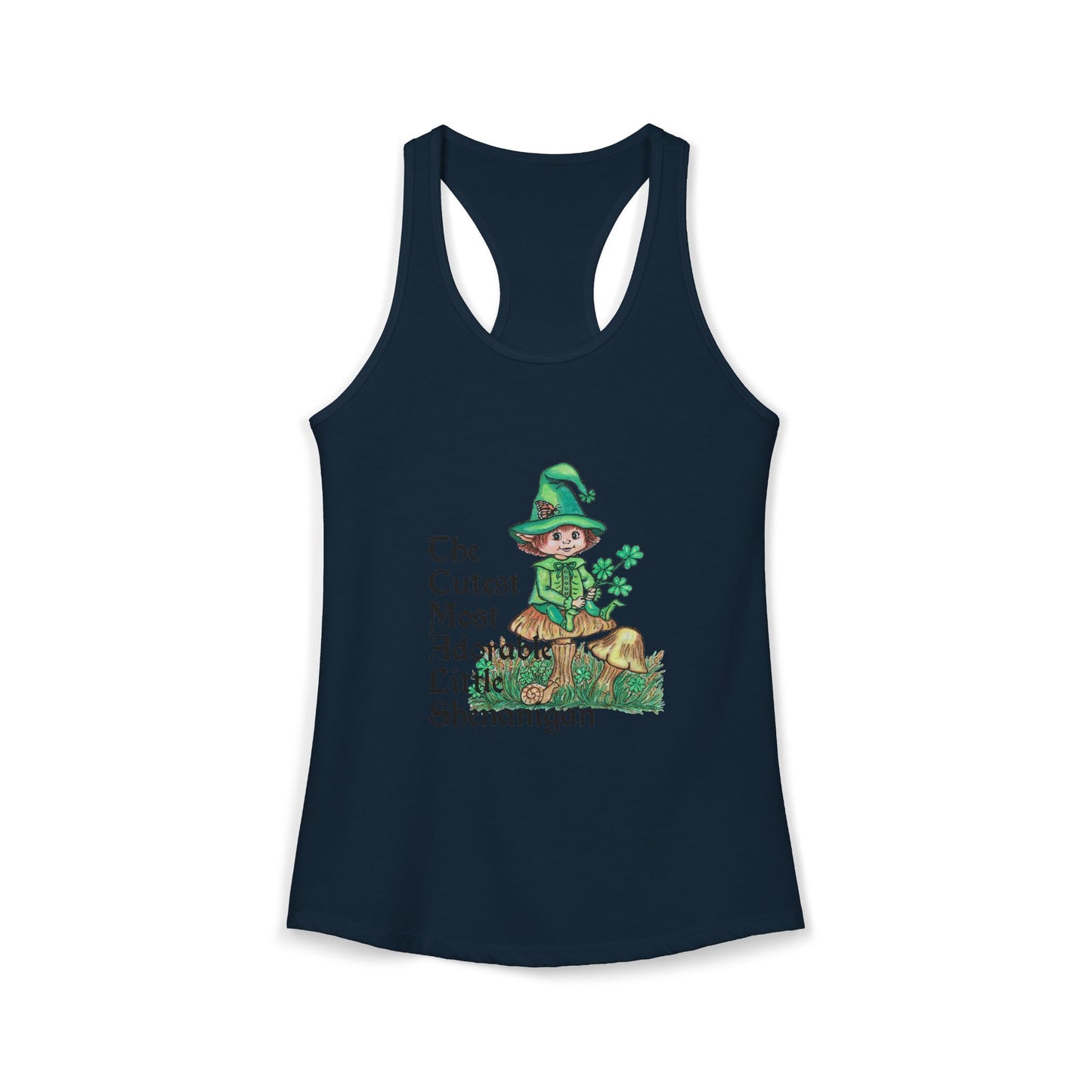 Cutest Leprechaun Women's Ideal Racerback Tank