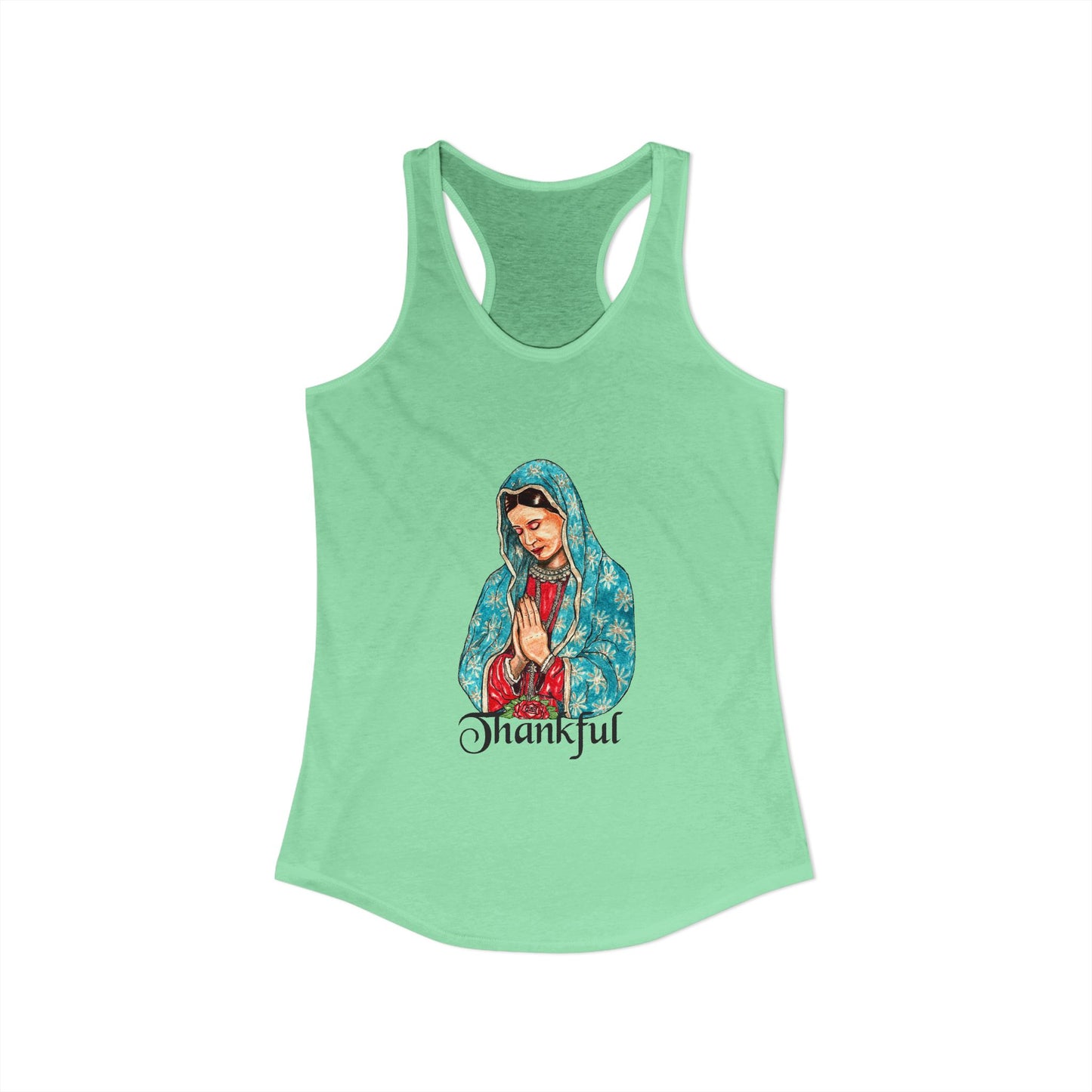 Thankful Women's Ideal Racerback Tank