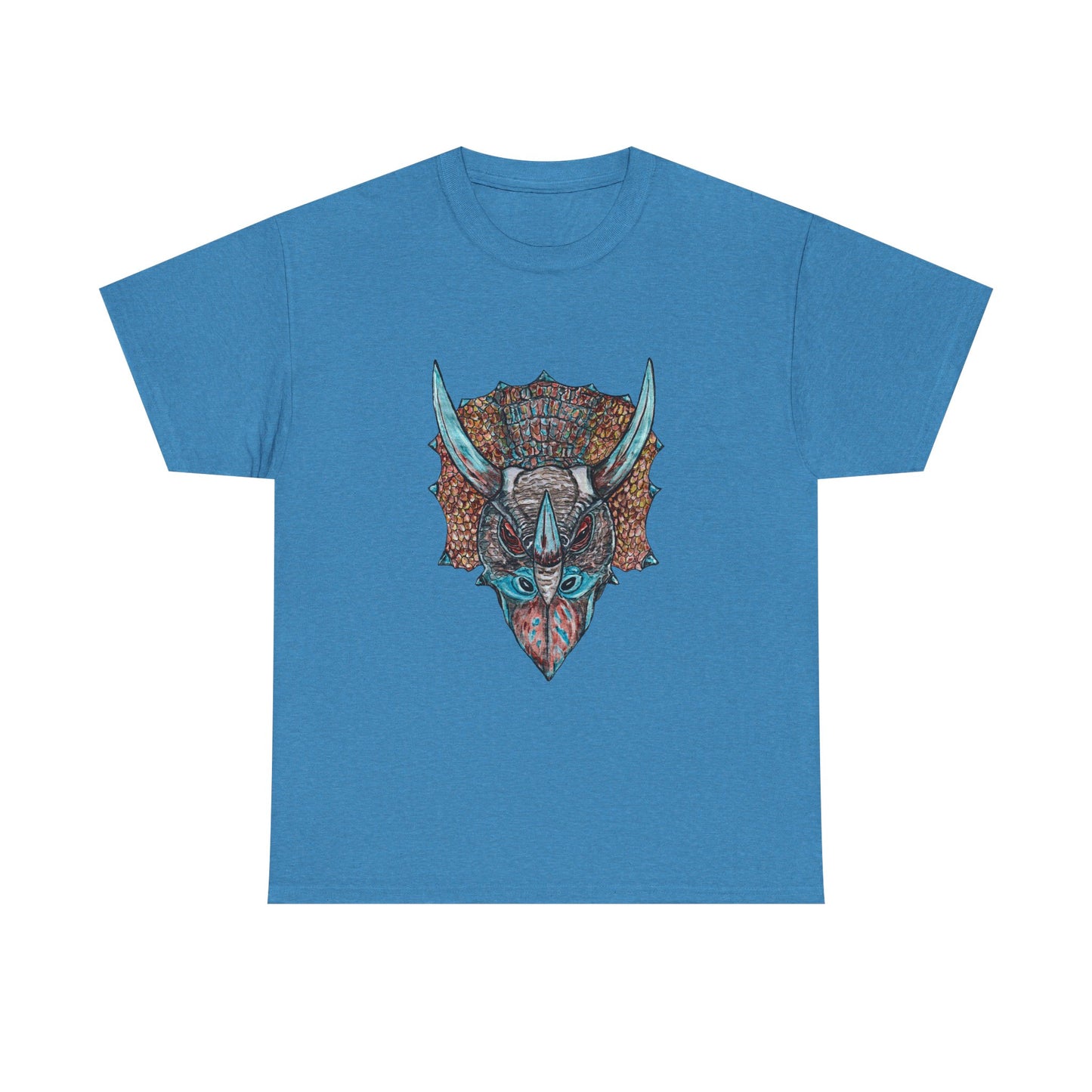 Triceratops Unisex Heavy Cotton Tee
