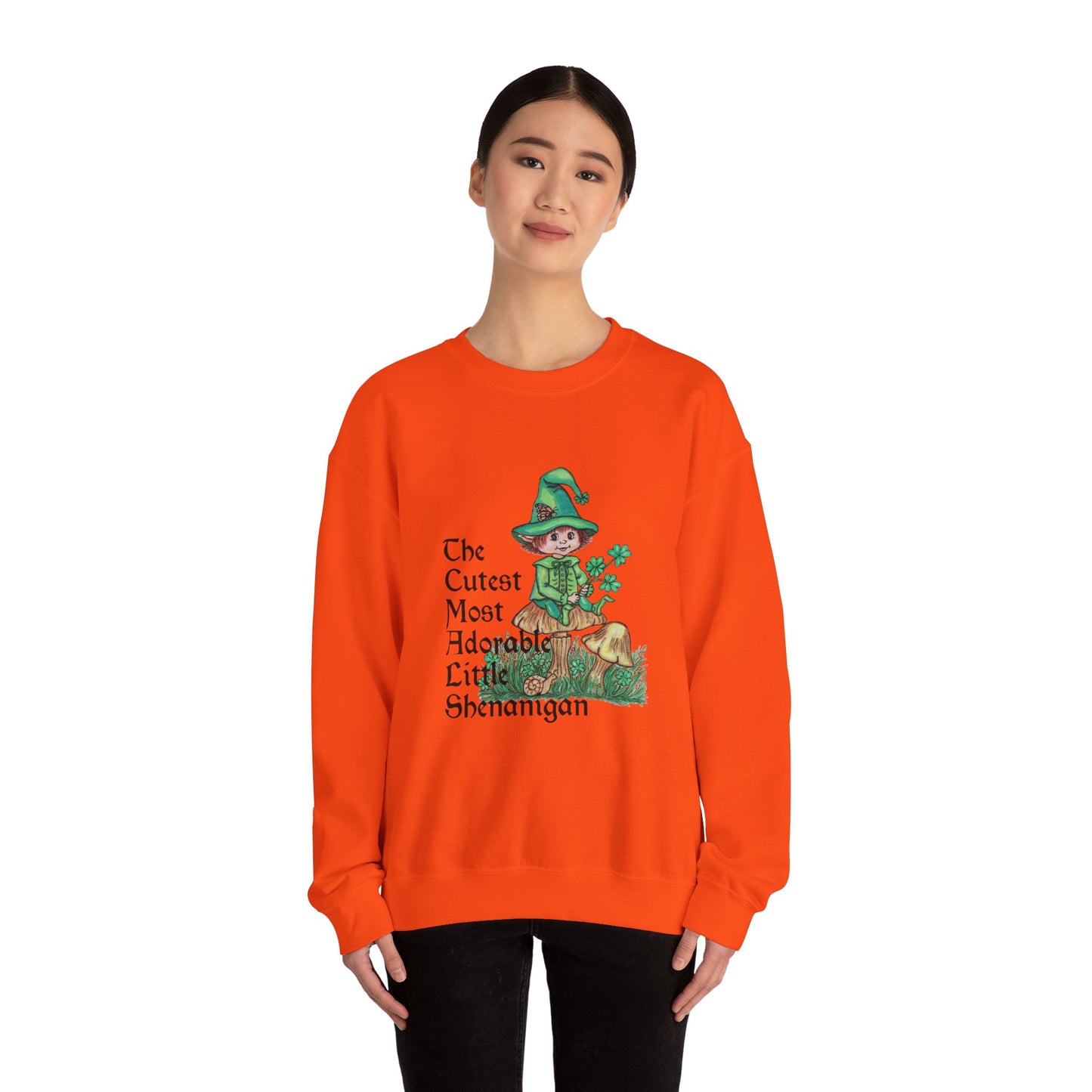 Cutest Leprechaun Unisex Heavy Blend™ Crewneck Sweatshirt