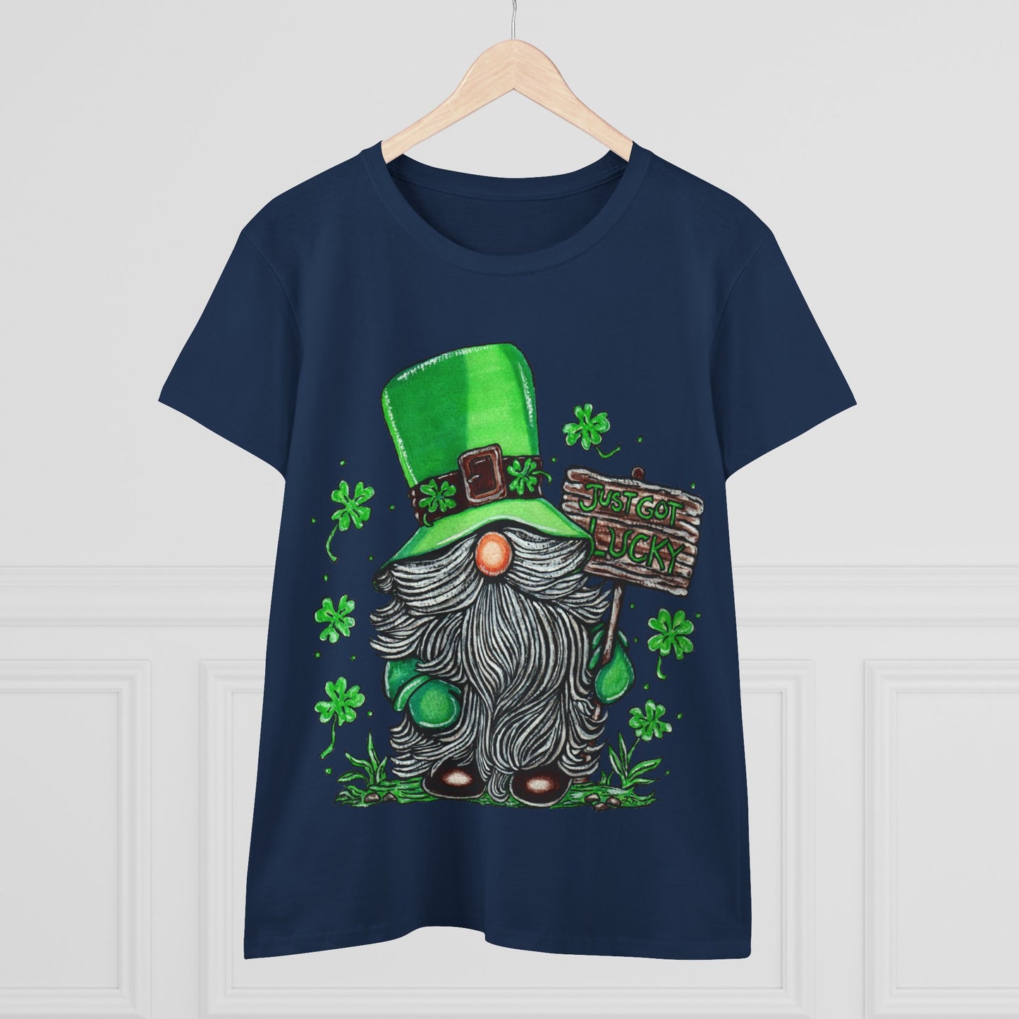 Gnomish Leprechaun Women's Midweight Cotton Tee