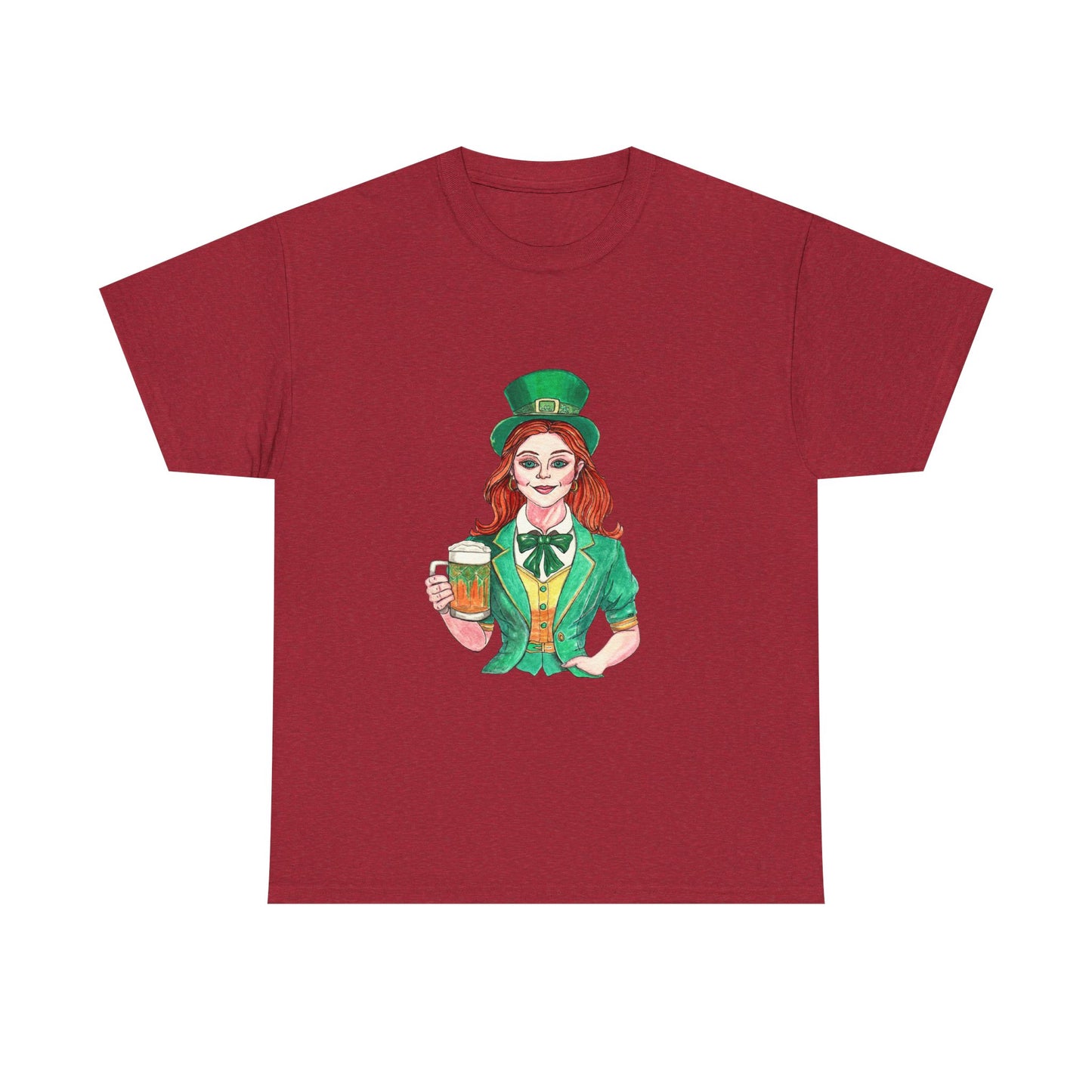 Paddys Day Cheers Unisex Heavy Cotton Tee