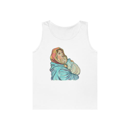 Mother and Child Unisex Heavy Cotton Tank Top