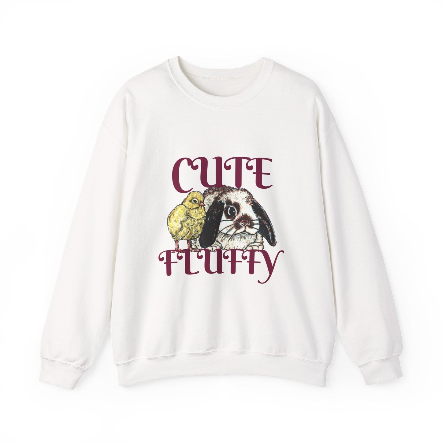 Cute and Fluffy Unisex Heavy Blend™ Crewneck Sweatshirt