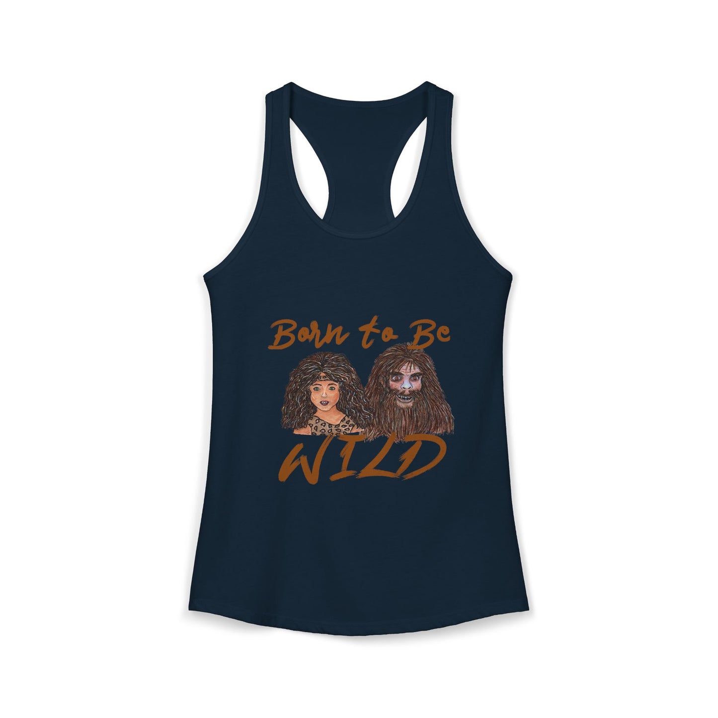 Born to be Wild Women's Ideal Racerback Tank