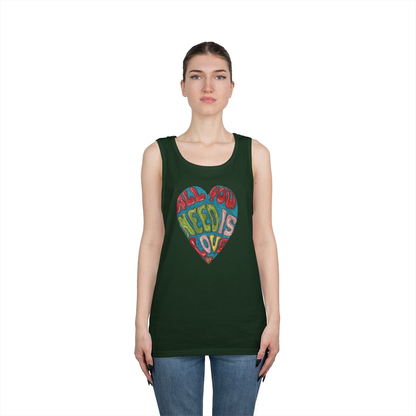 Love Unisex Heavy Cotton Tank Top