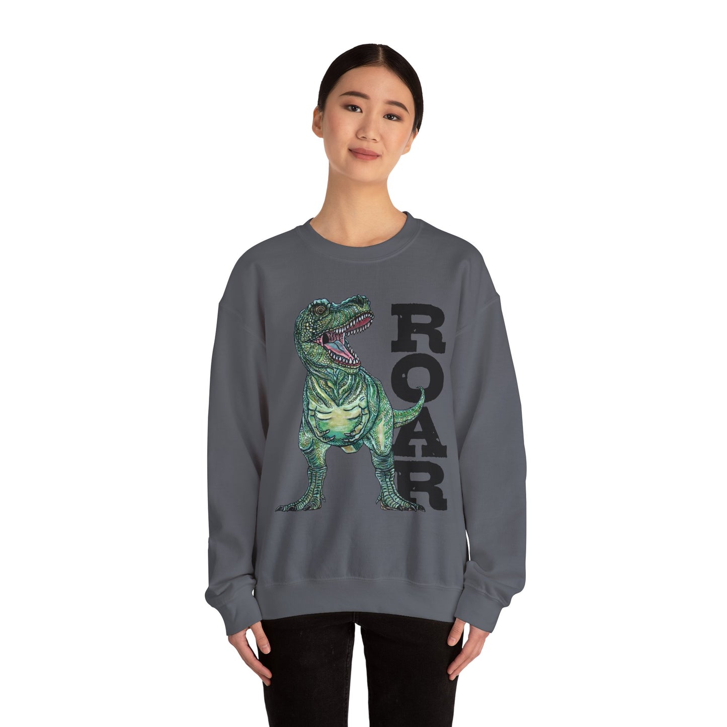 T-Rex Unisex Heavy Blend™ Crewneck Sweatshirt