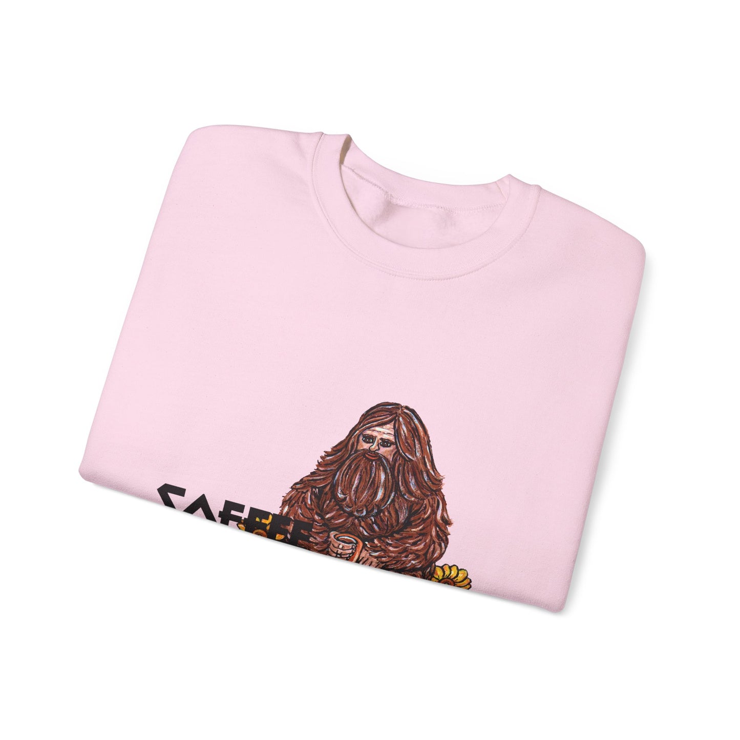 Coffee With Sasquatch Unisex Heavy Blend™ Crewneck Sweatshirt