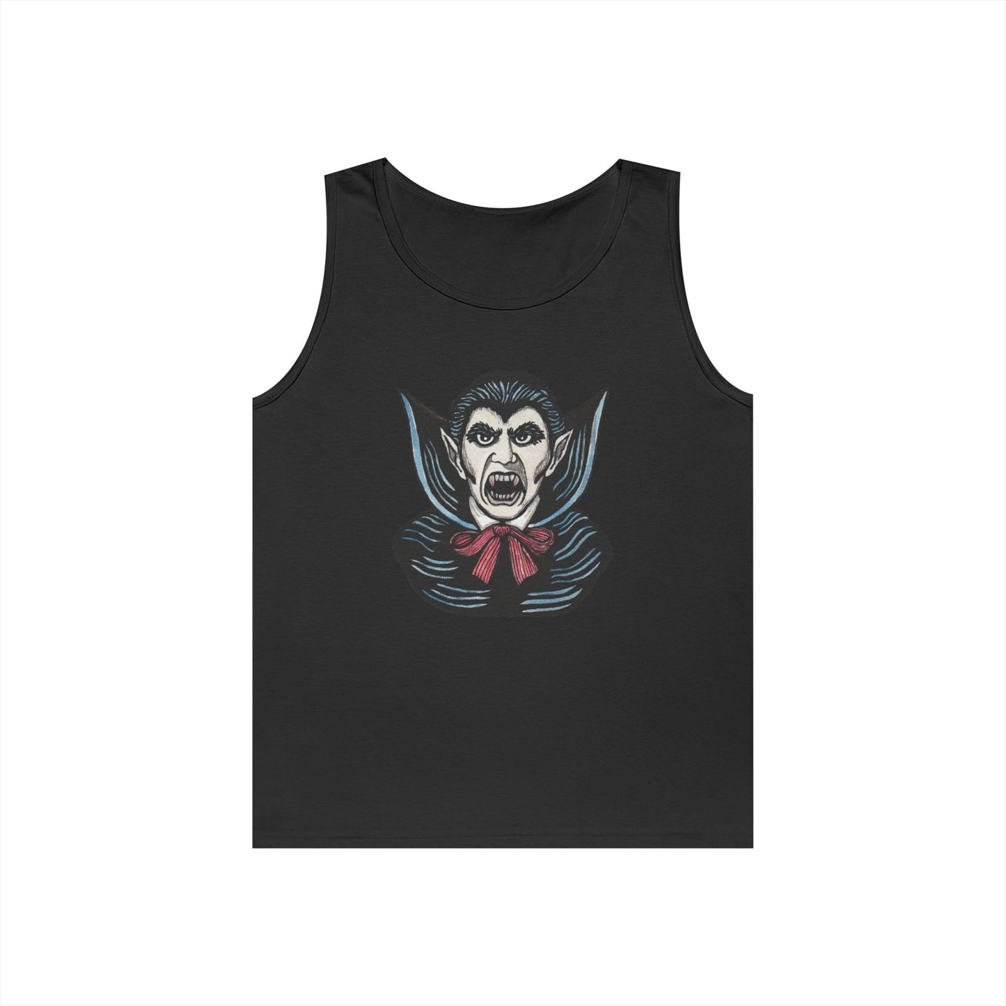 Dracula Unisex Heavy Cotton Tank Top