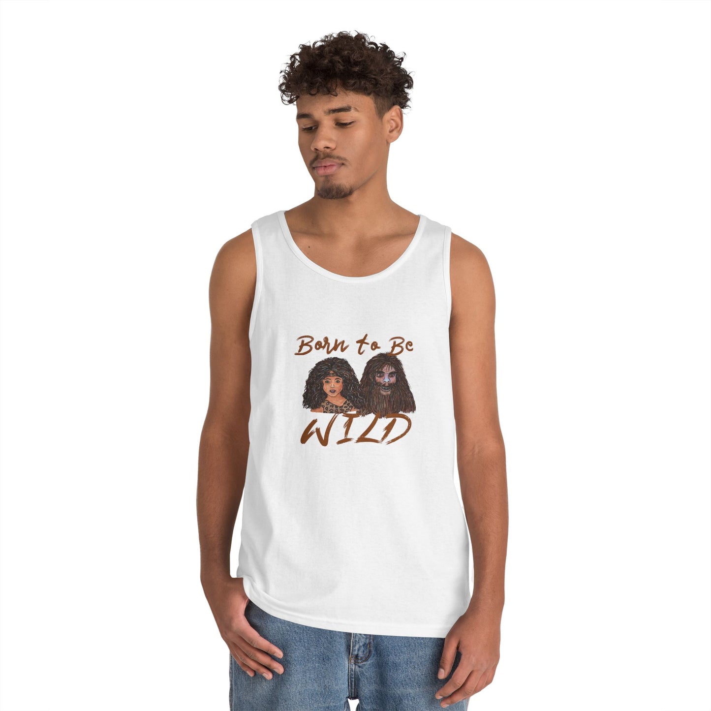 Born to be Wild Unisex Heavy Cotton Tank Top