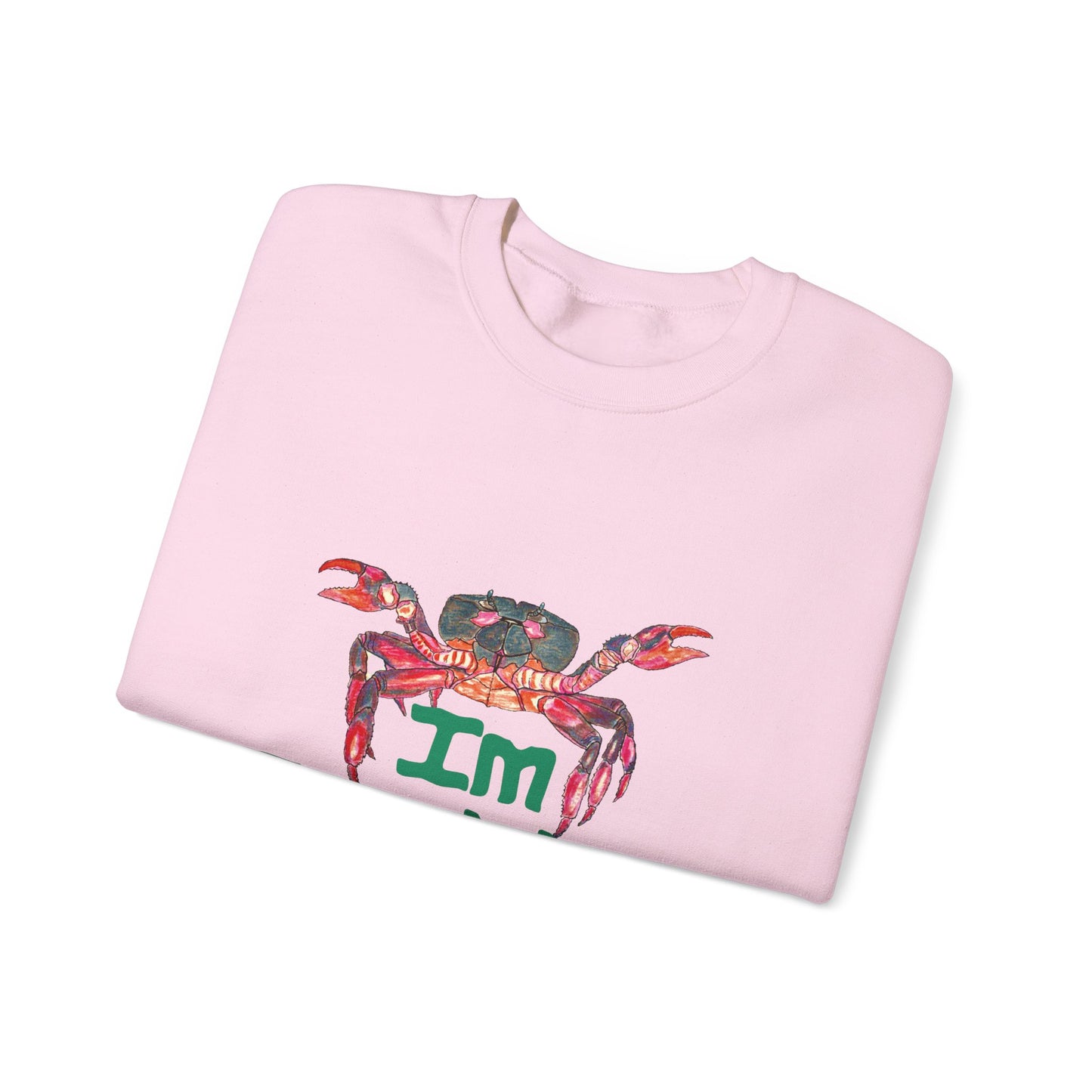 I'm Crabby Go Away Unisex Heavy Blend™ Crewneck Sweatshirt