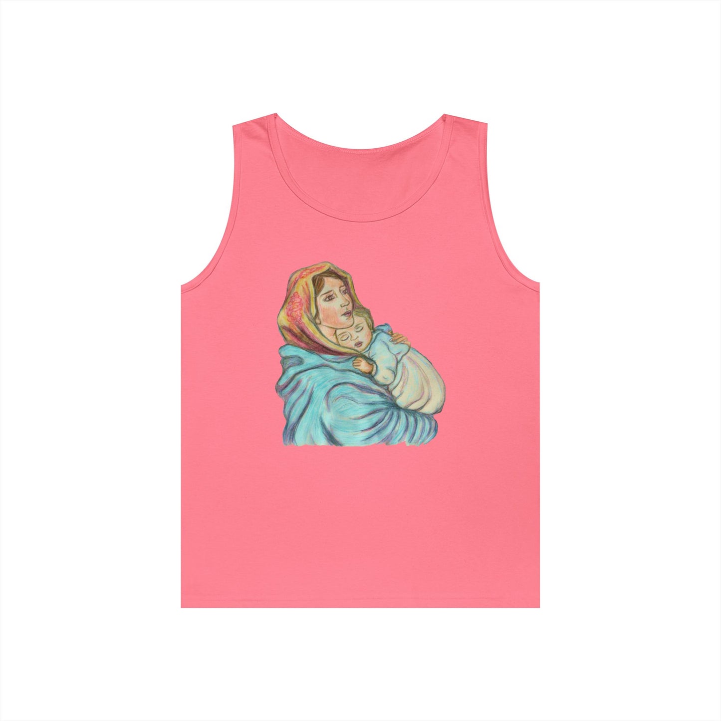 Mother and Child Unisex Heavy Cotton Tank Top