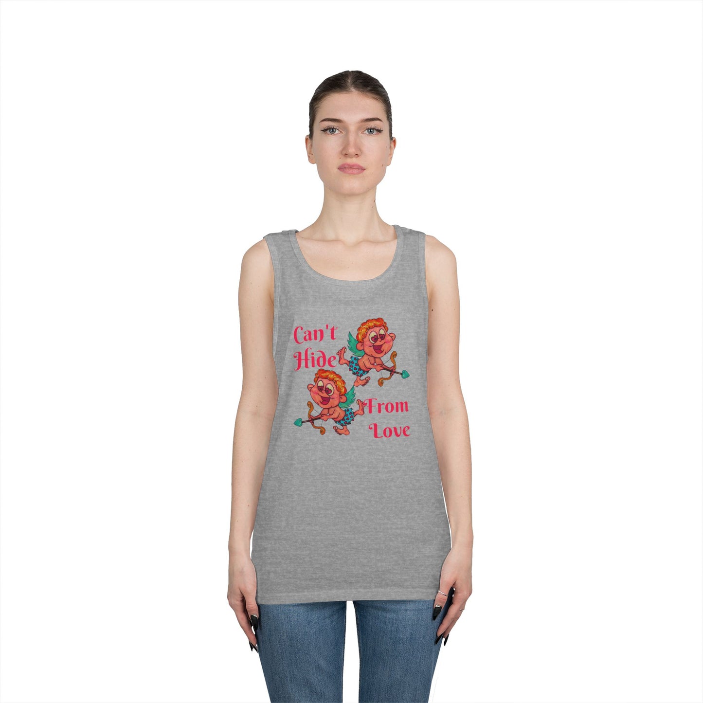 Can't Hide From Love Unisex Heavy Cotton Tank Top