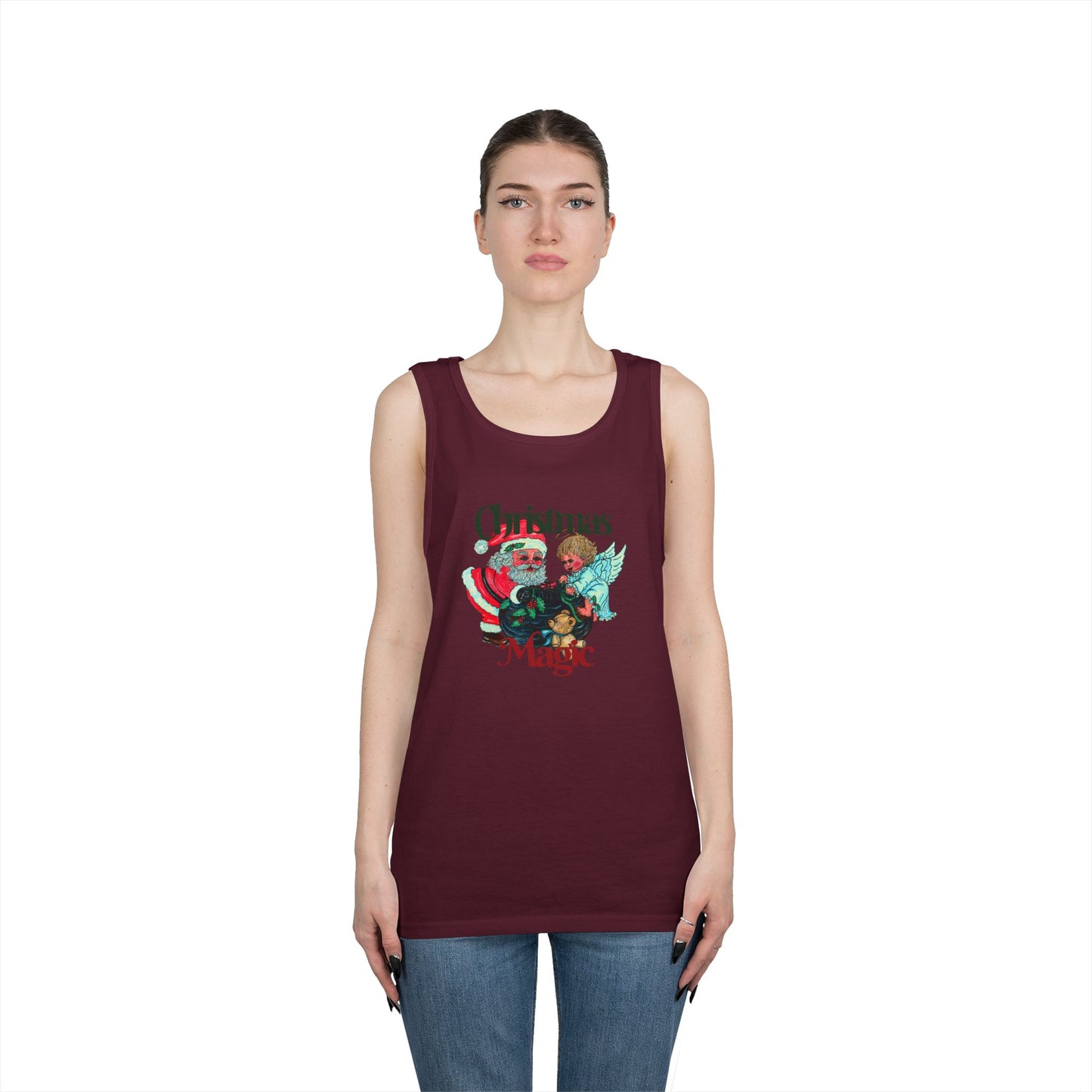 Christmas Magic Unisex Heavy Cotton Tank Top