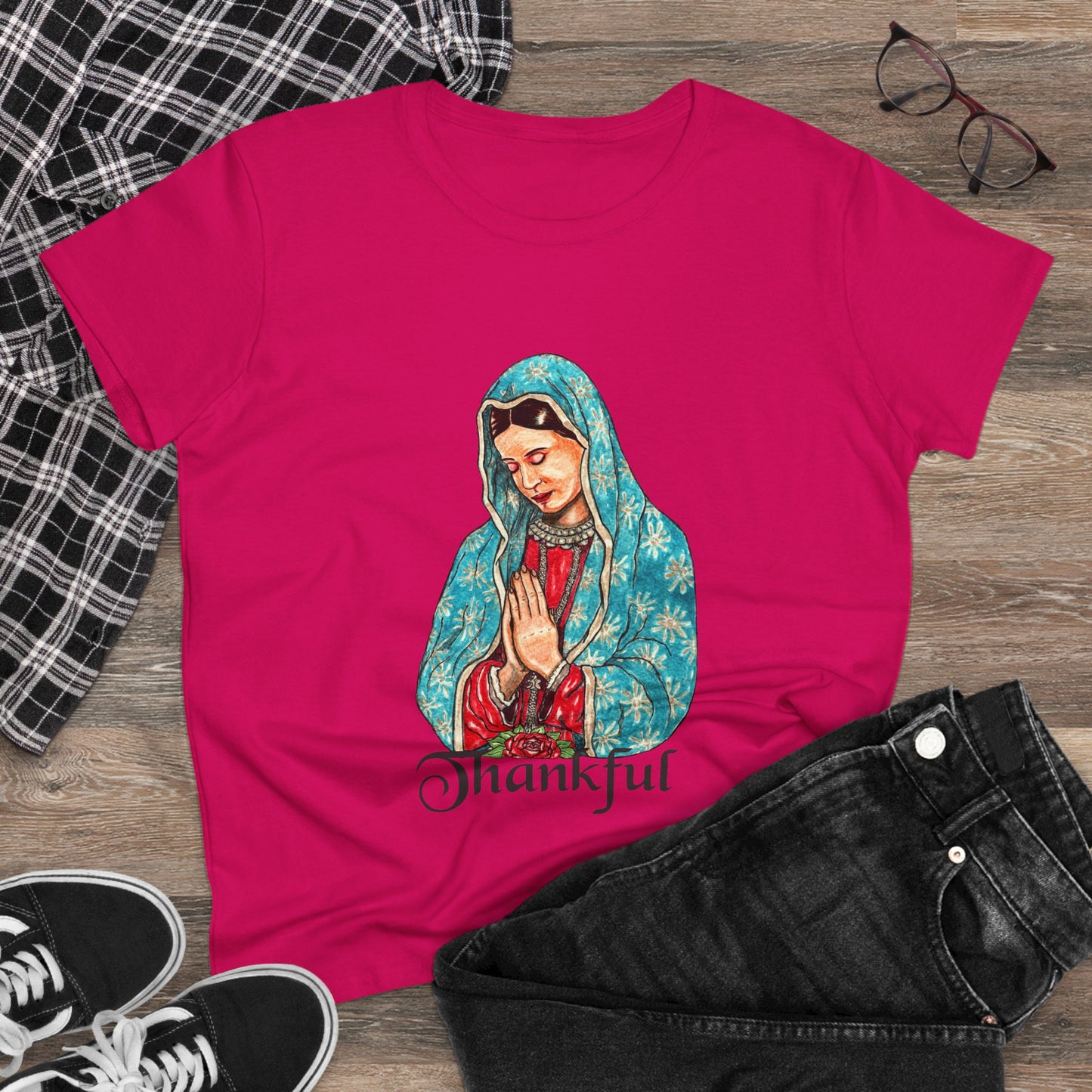 Thankful Women's Midweight Cotton Tee