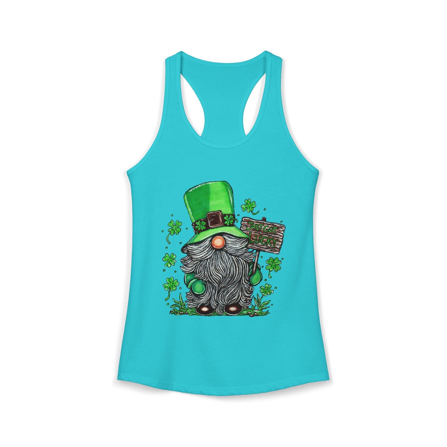 Gnomish Leprechaun Women's Ideal Racerback Tank