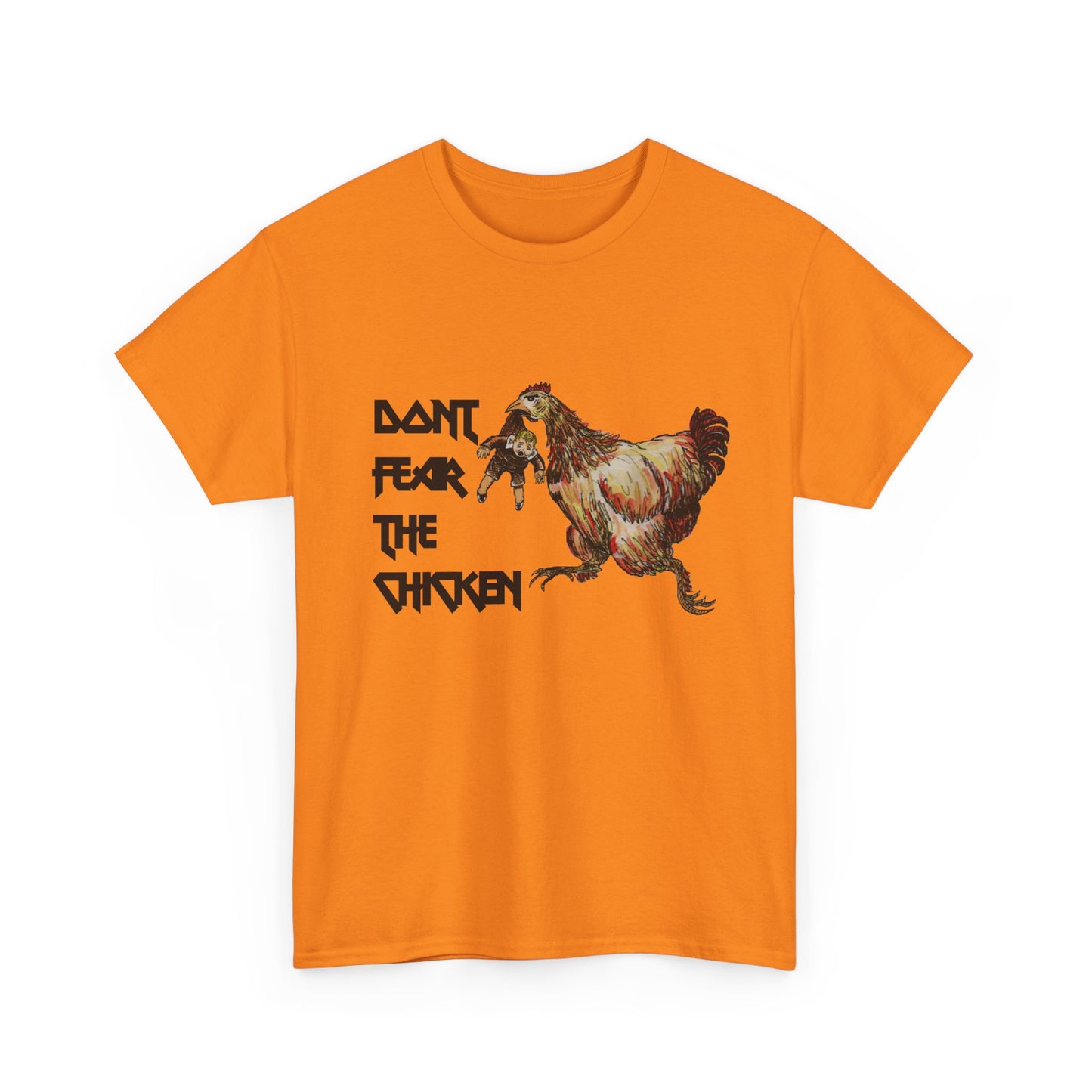 Don't Fear the Chicken Unisex Heavy Cotton Tee