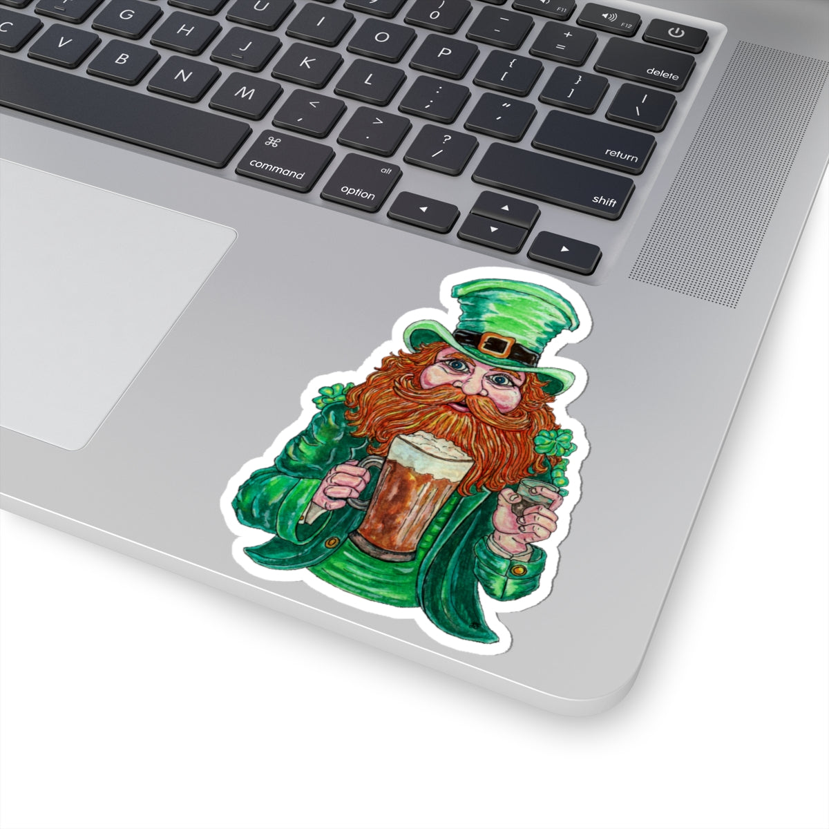 Drunken Leprechaun Kiss-Cut Stickers