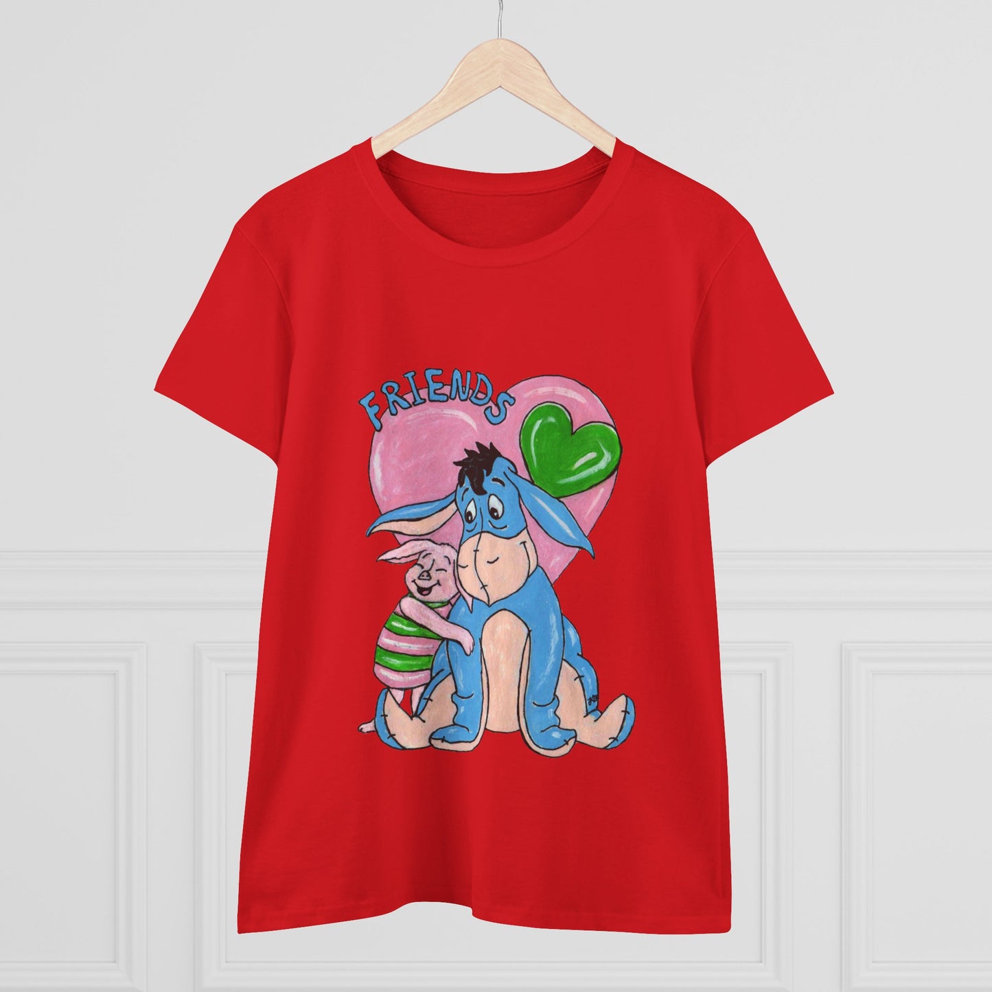 Best Friends Women's Midweight Cotton Tee