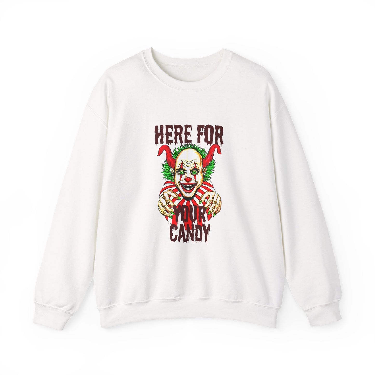 Here for Your Candy Unisex Heavy Blend™ Crewneck Sweatshirt