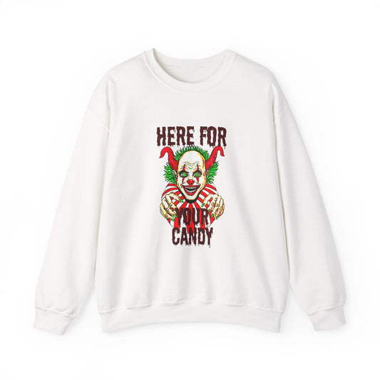 Here for Your Candy Unisex Heavy Blend™ Crewneck Sweatshirt