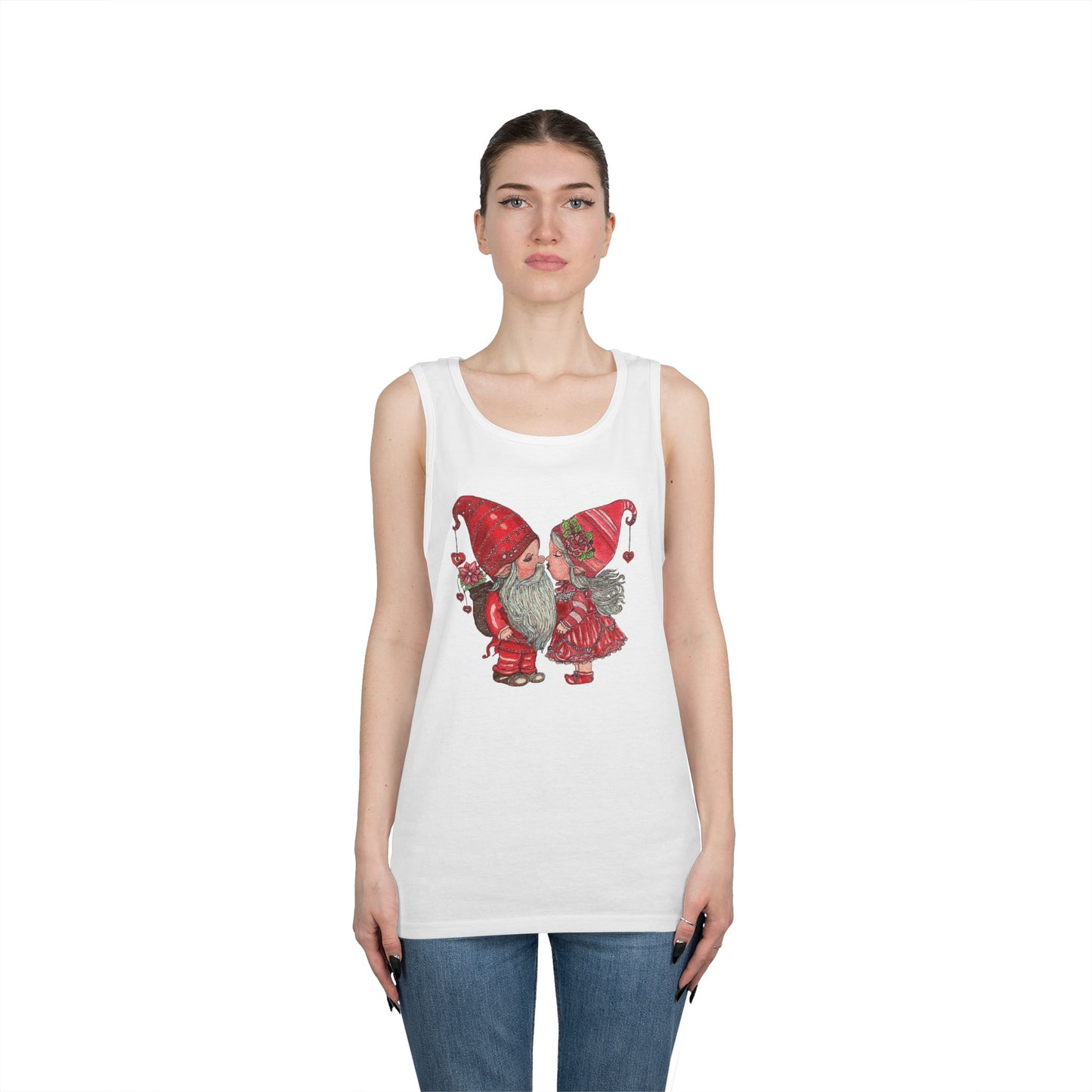 Gnome Lovers Unisex Heavy Cotton Tank Top