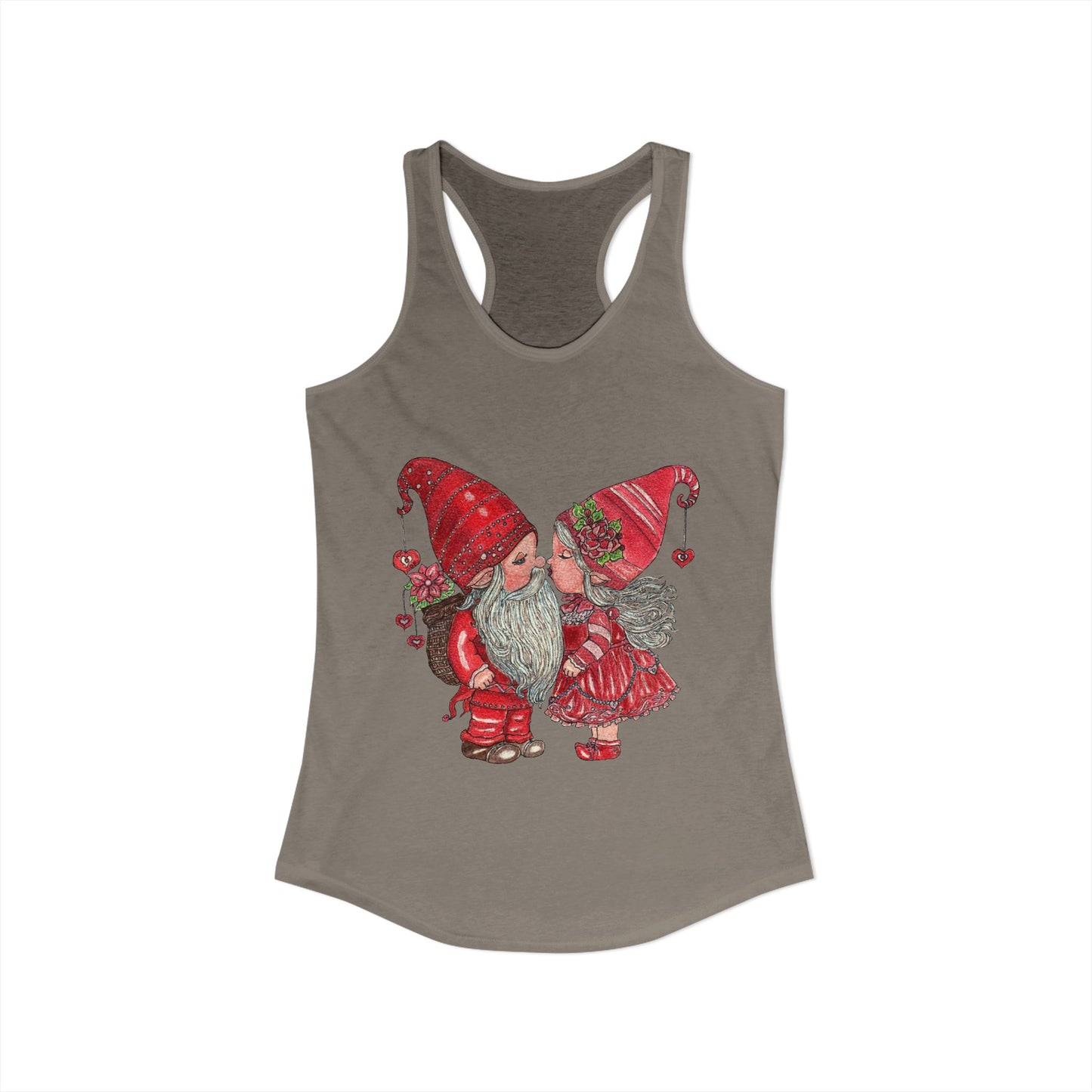 Gnome Lovers Women's Ideal Racerback Tank