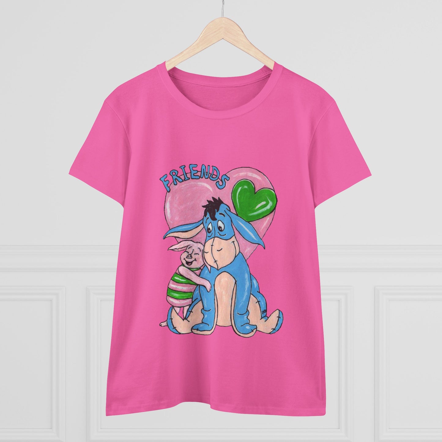 Best Friends Women's Midweight Cotton Tee