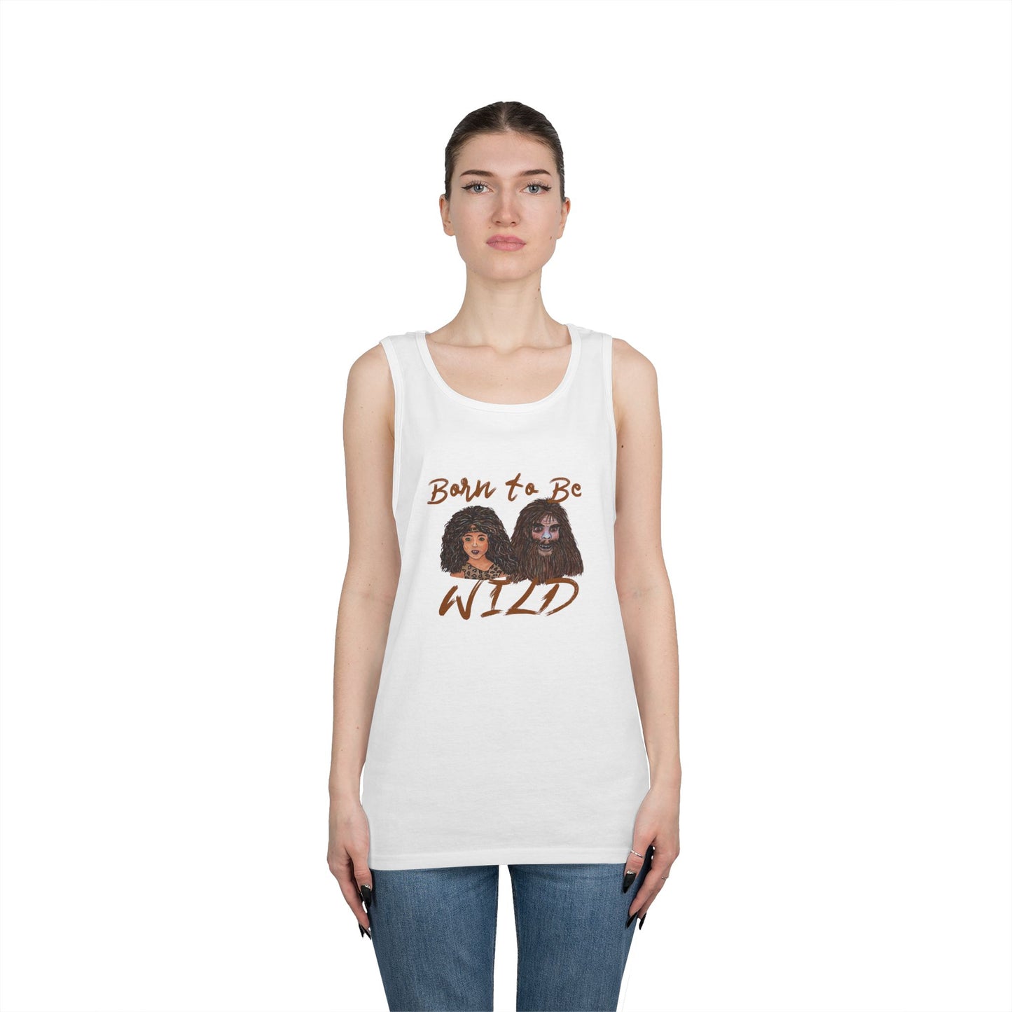 Born to be Wild Unisex Heavy Cotton Tank Top