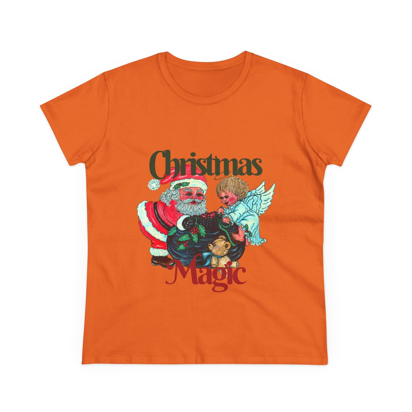 Christmas Magic Women's Midweight Cotton Tee