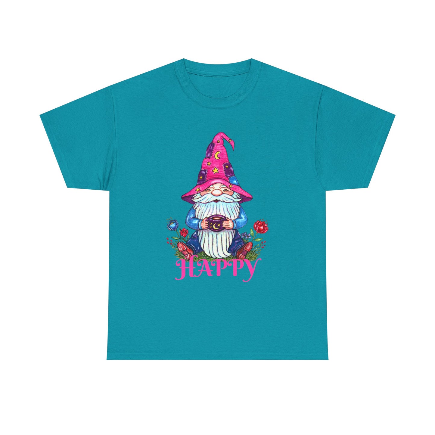 Happy Gnome Unisex Heavy Cotton Tee