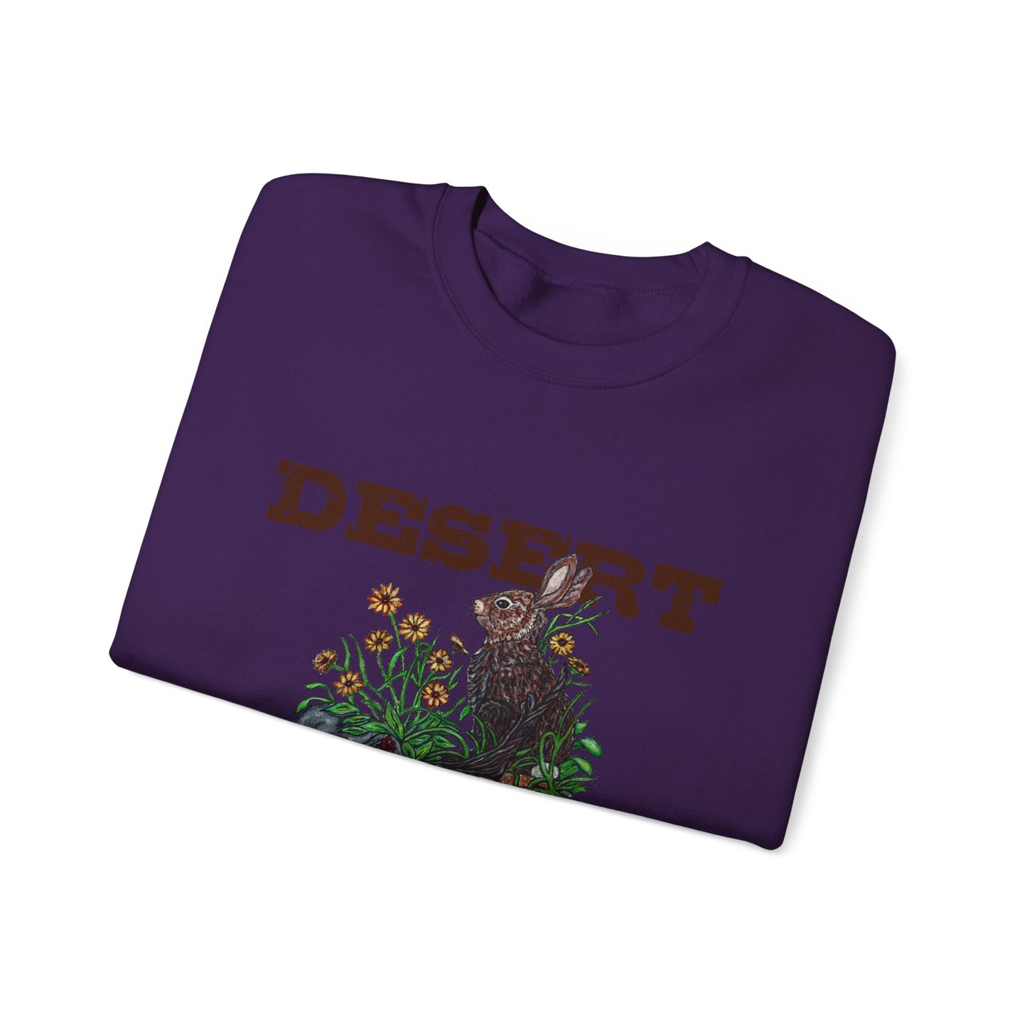 Desert Cotton Tail Unisex Heavy Blend™ Crewneck Sweatshirt