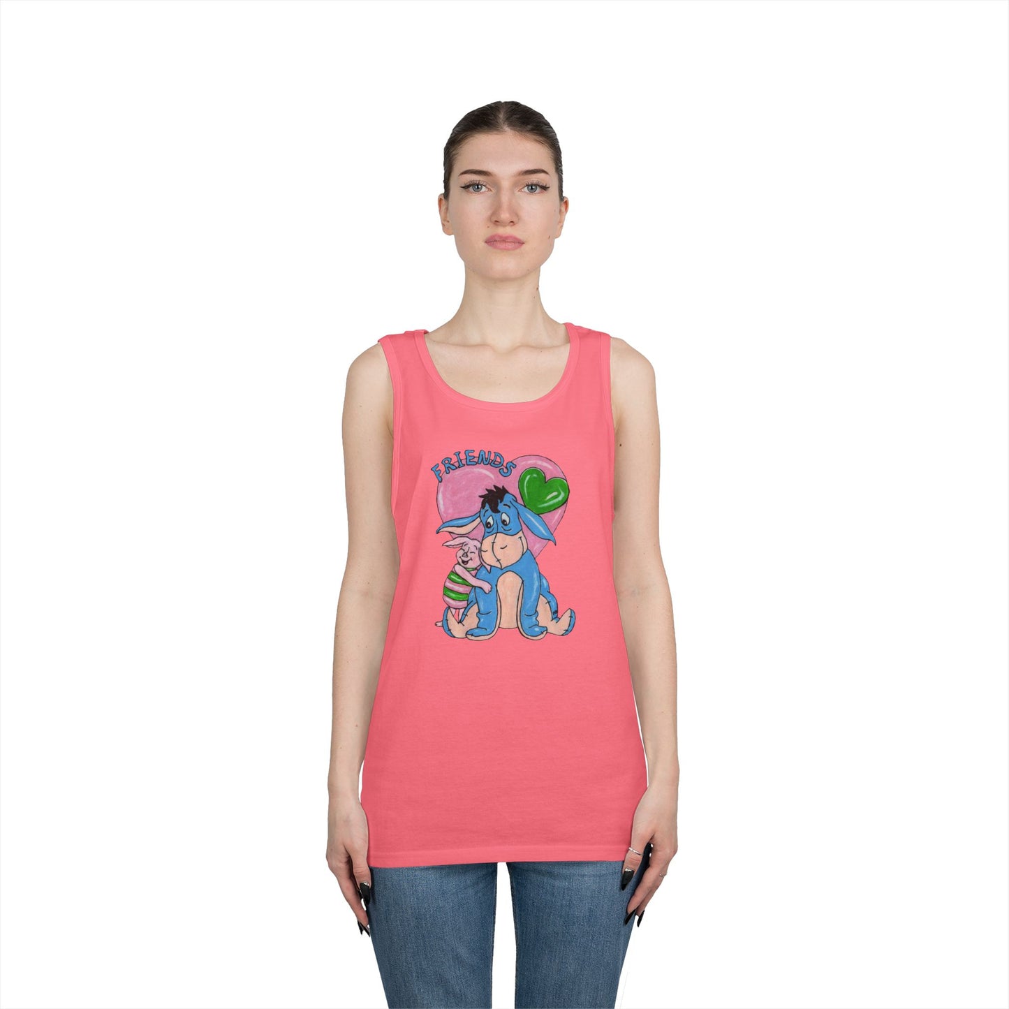 Best Friends Unisex Heavy Cotton Tank Top