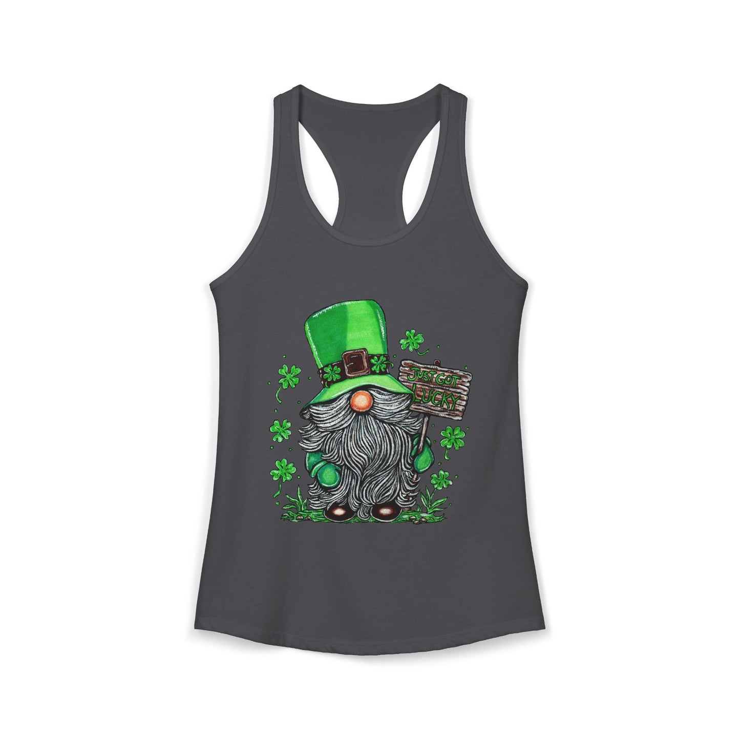 Gnomish Leprechaun Women's Ideal Racerback Tank