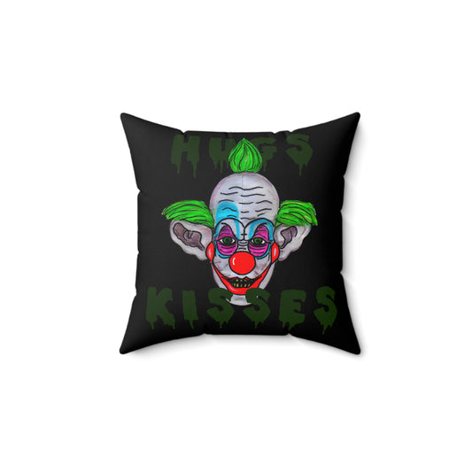 Killer Klown Spun Polyester Square Pillow